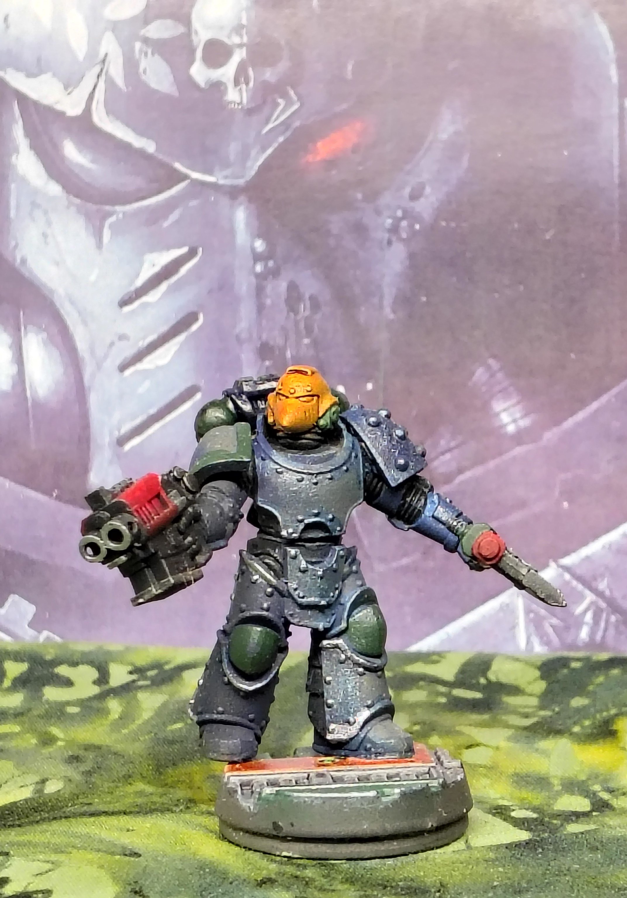 3rd member of my 30K Kit bash Space Marines.