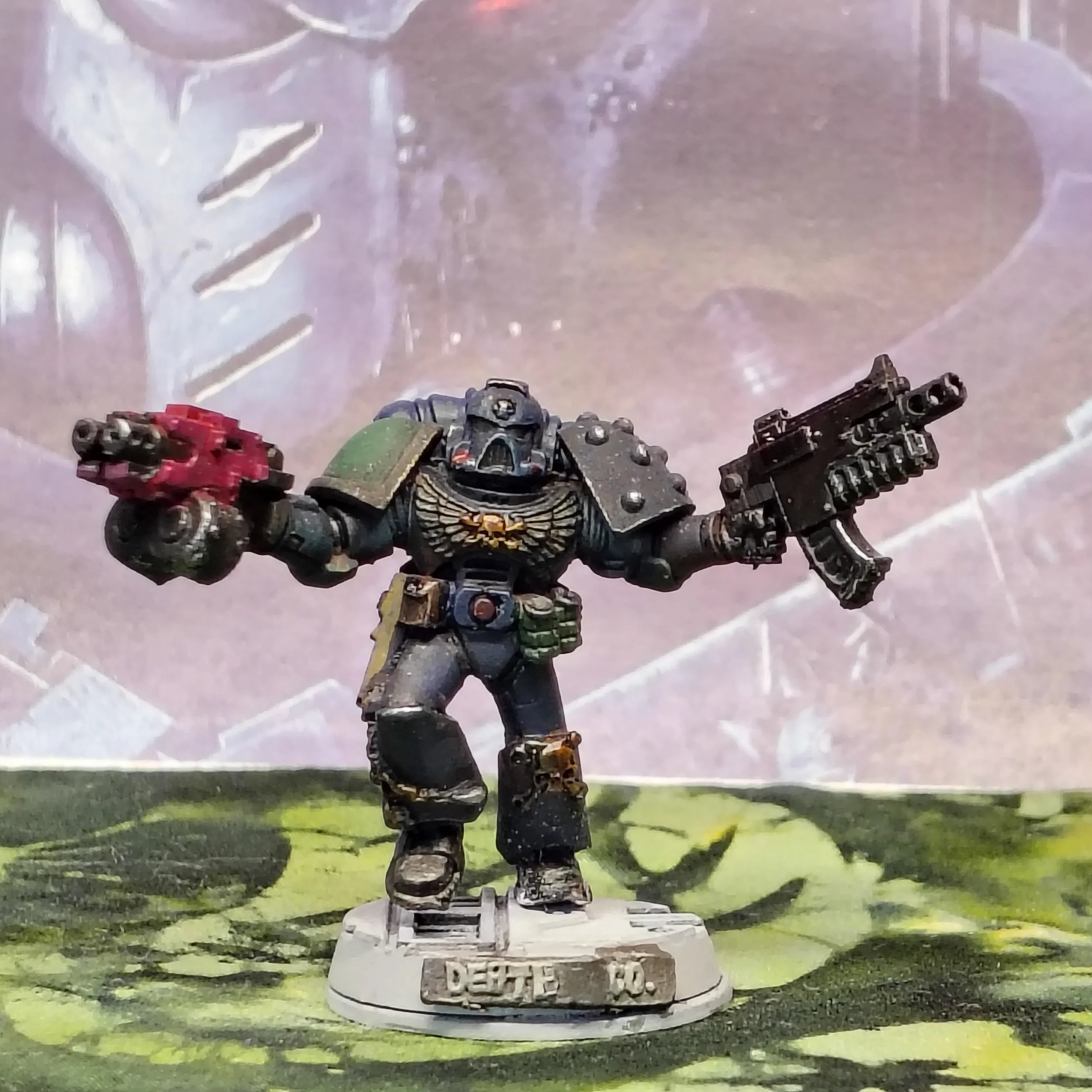 Death CO. OG Space Marine with 3D parts.