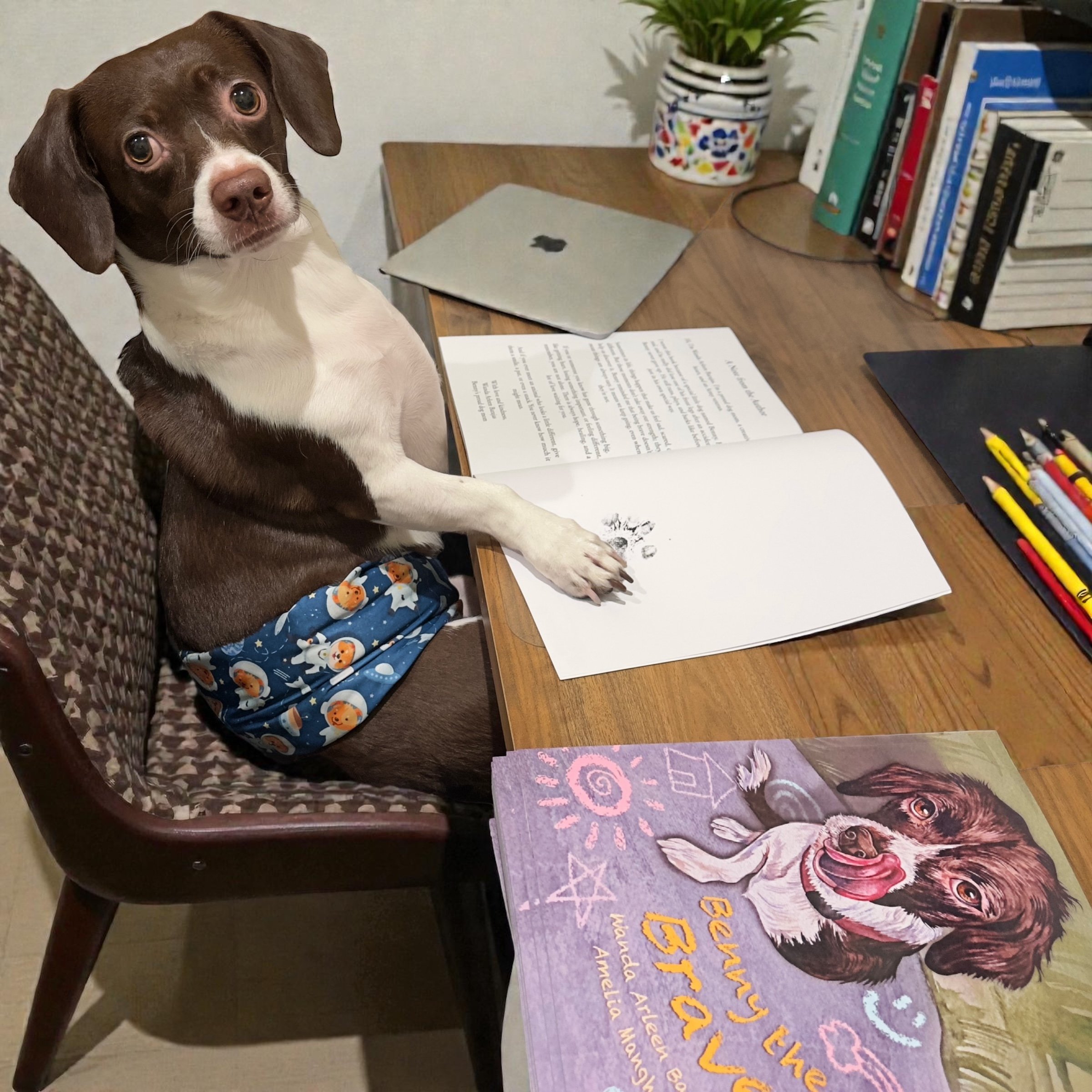 Benny Signs Books for Loma Linda University Children’s Hospital