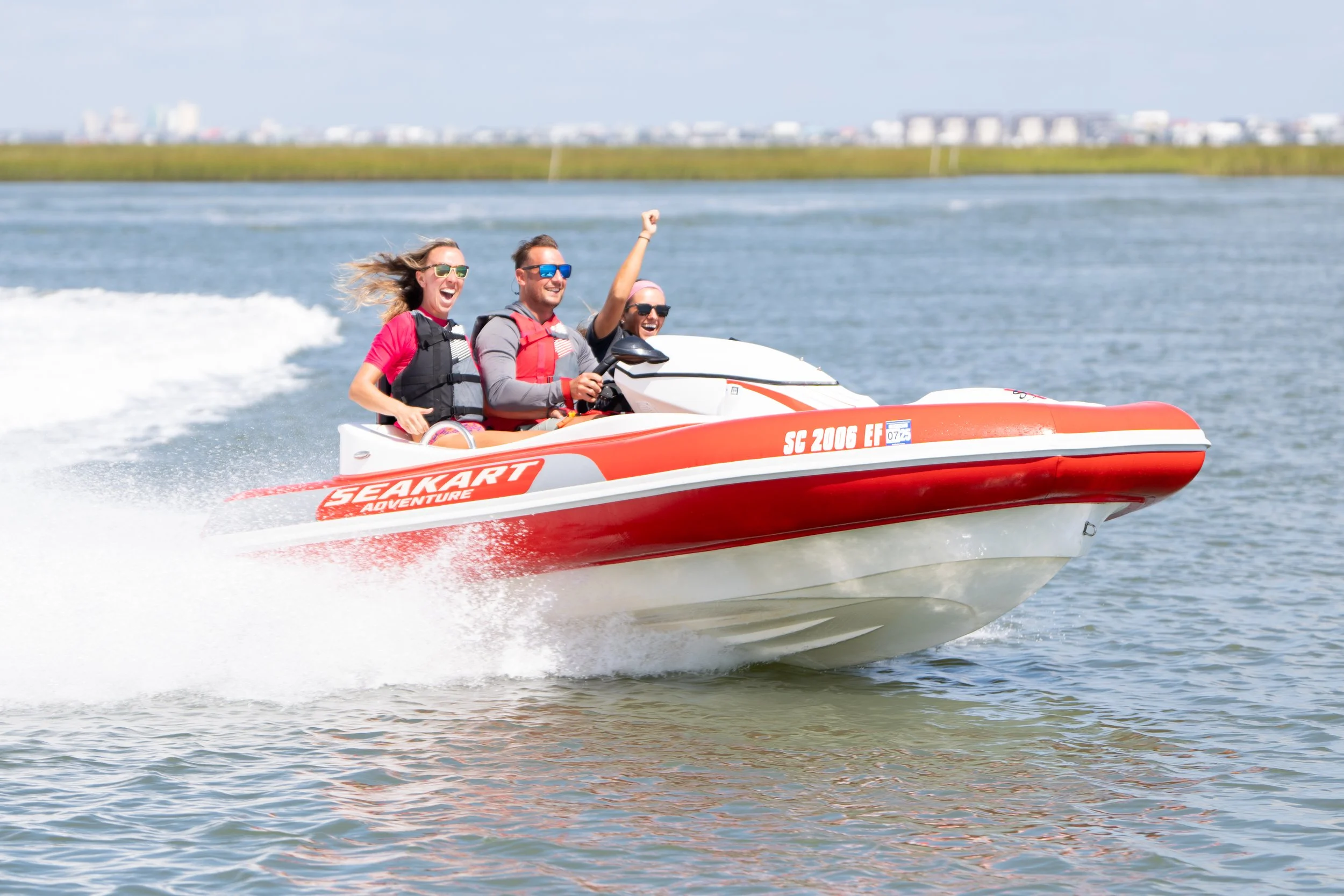 Drive a Seakart in Murrells Inlet: A One-of-a-Kind Family Water Adventure