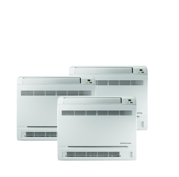 Innova Nordic Multi XP med tre golvmonterade inomhusdelar
