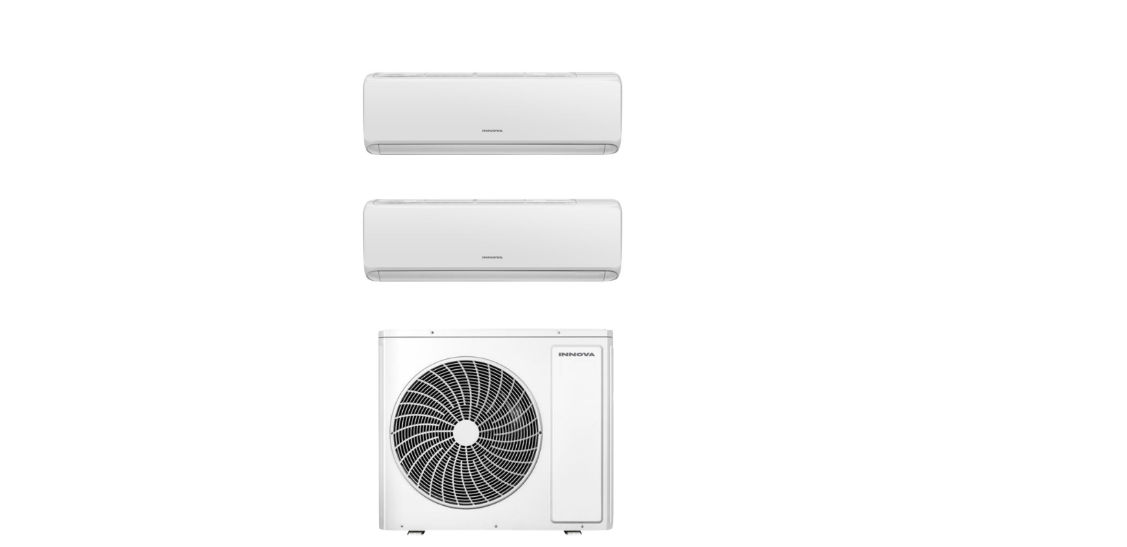 Innova Nordic Multi XP med två väggmonterade inomhusdelar