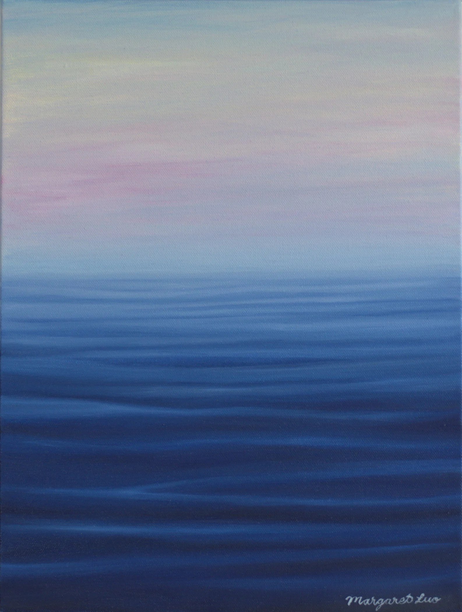 Margaret Luo "Sunrise Reflections" (2023)

Oil on Canvas, 12" x 16", $350