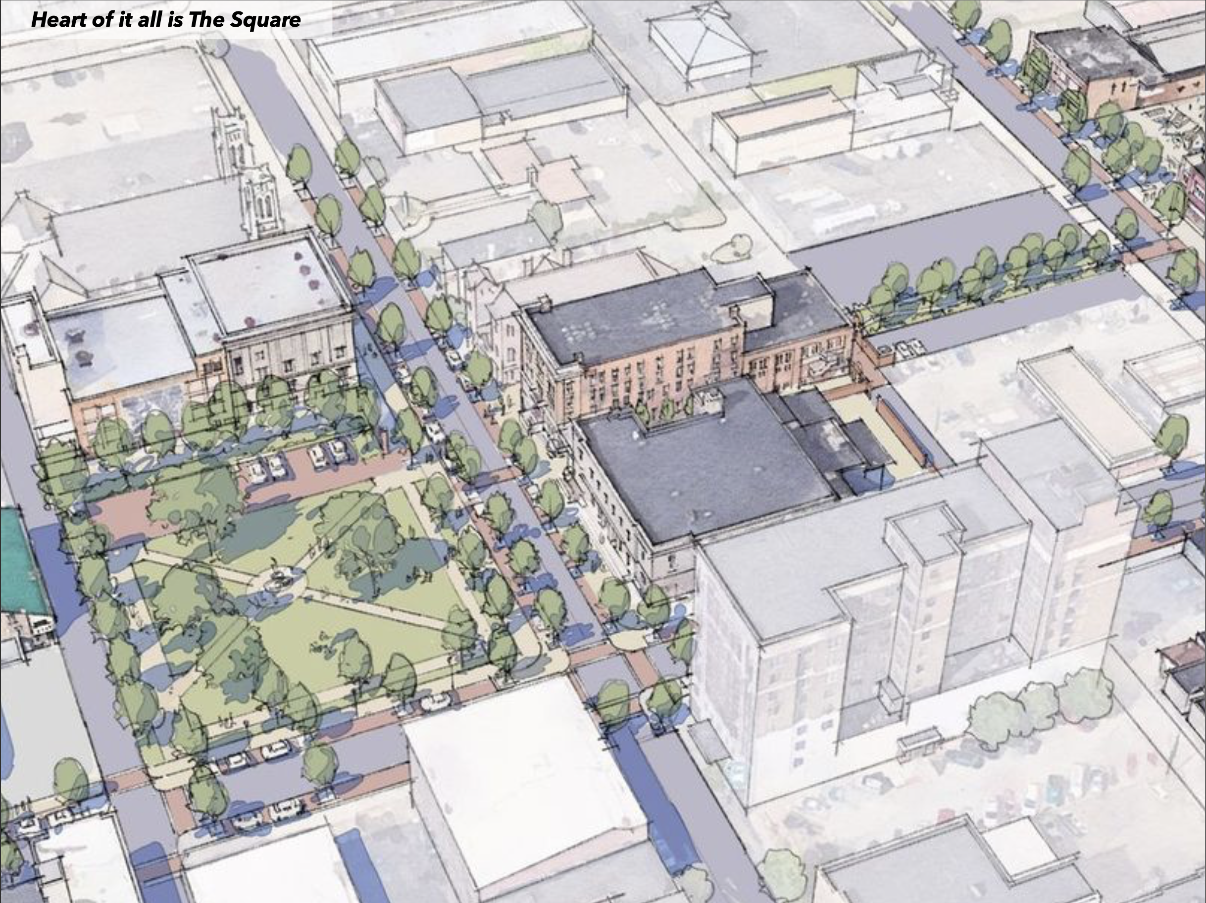 New College Square Begins to Take Shape Downtown