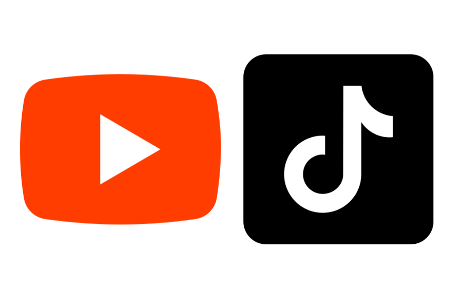 YouTube and TikTok Icons