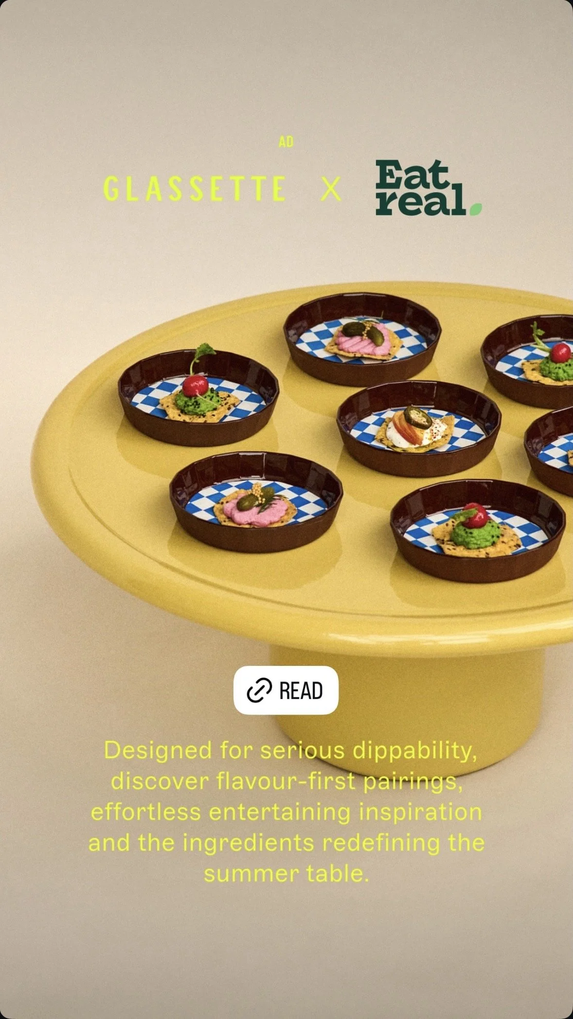 Food Styling for Glassette & their client Eat Real
May '26