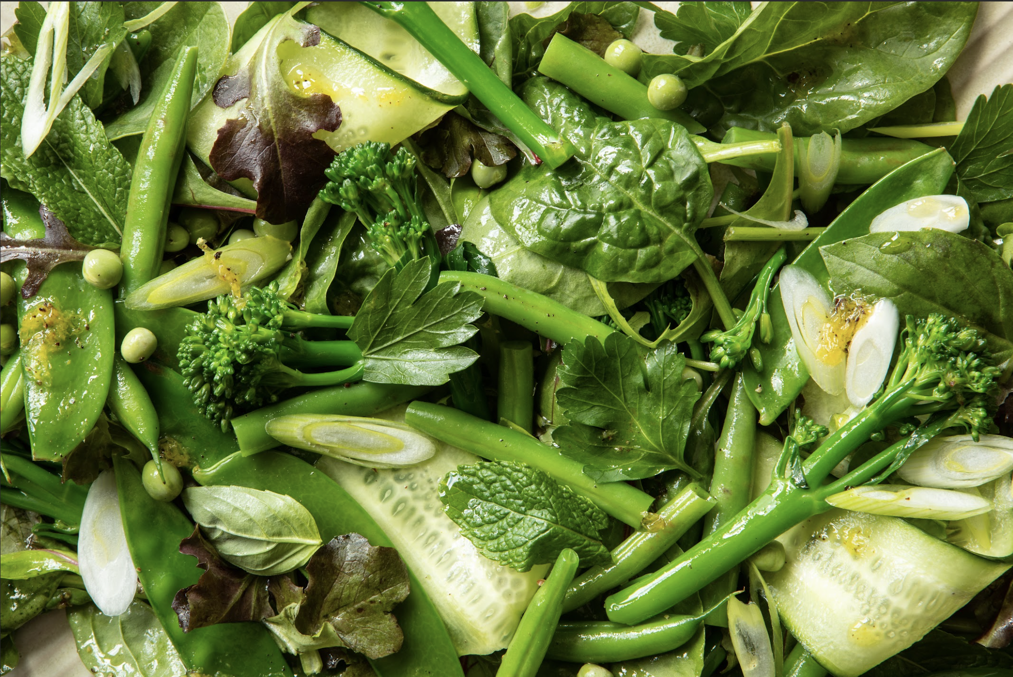 Green salad
Photographer: Andrew Hayes-Watkins