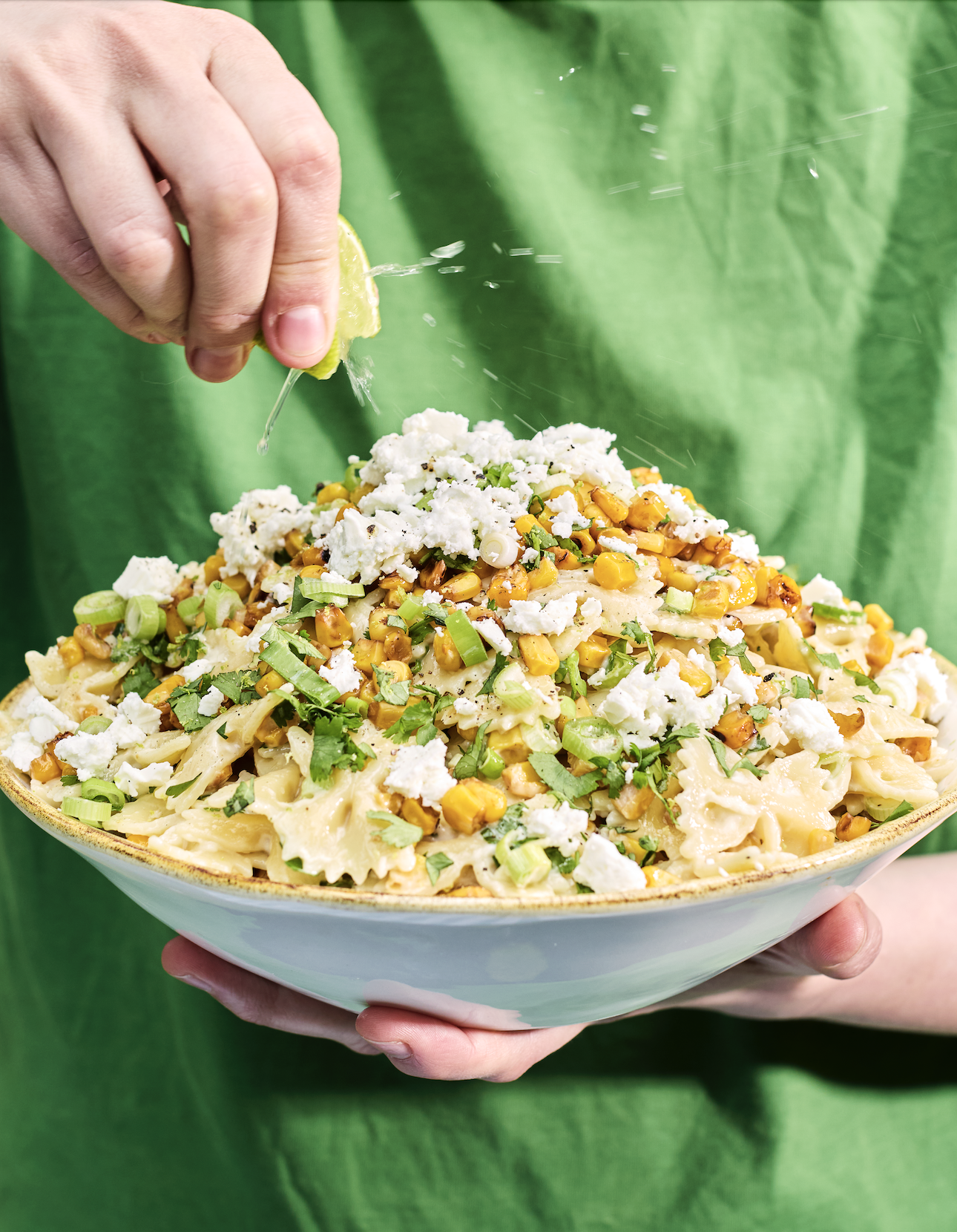 Elotes pasta salad 
Photographer: India Whiley-Morton