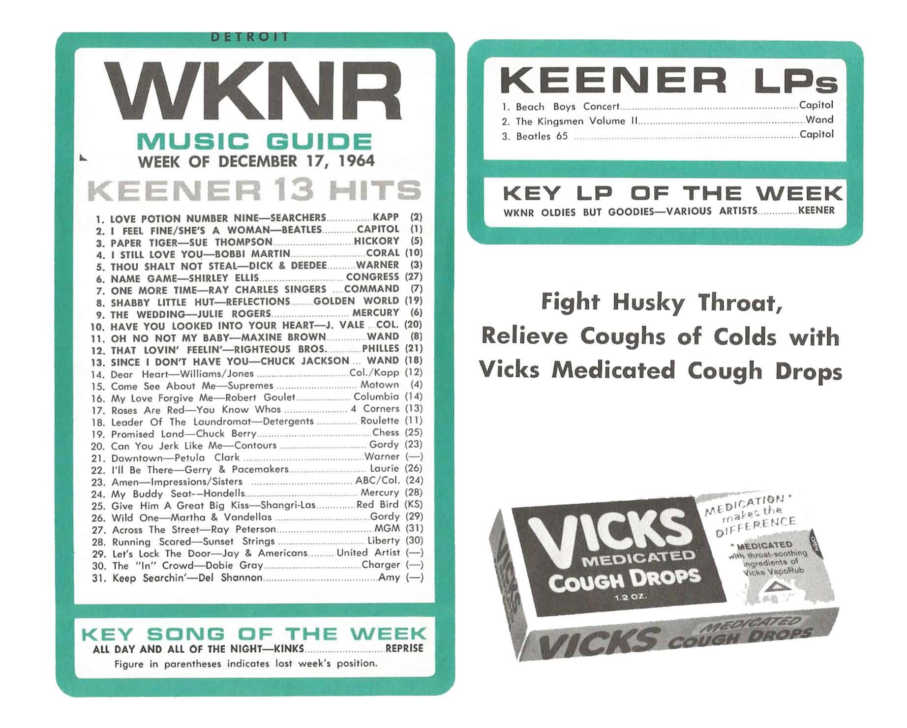 What we listened to this week in 1964