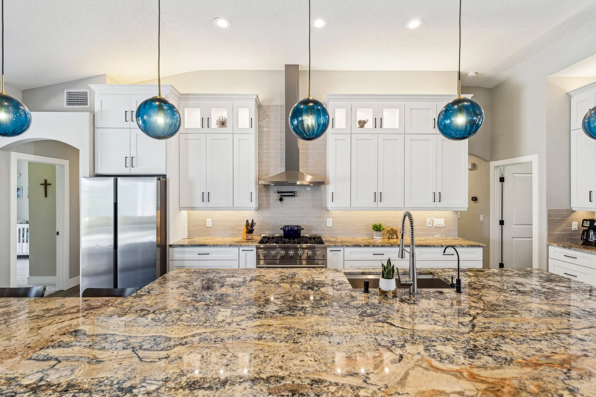 Removed pantry to create more counter tops