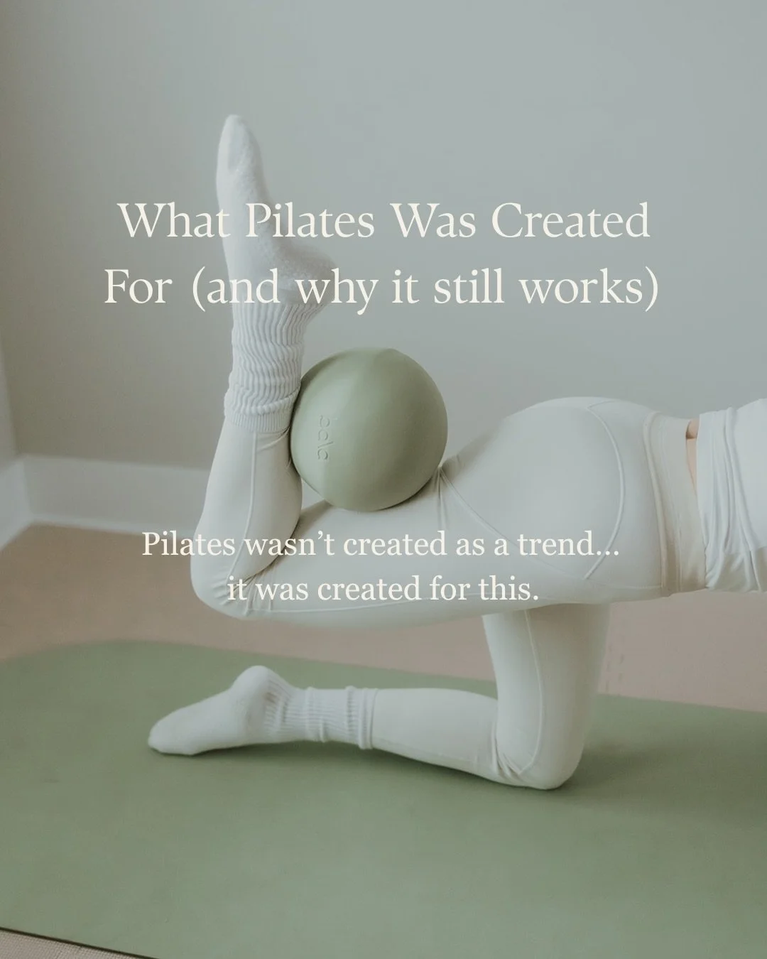 Pilates was never meant to be just another workout trend.
It was created to strengthen the body with intention, restore movement, and build control from the inside out. 🤍

That&rsquo;s why we focus on breath, alignment, precision, and strength in ev