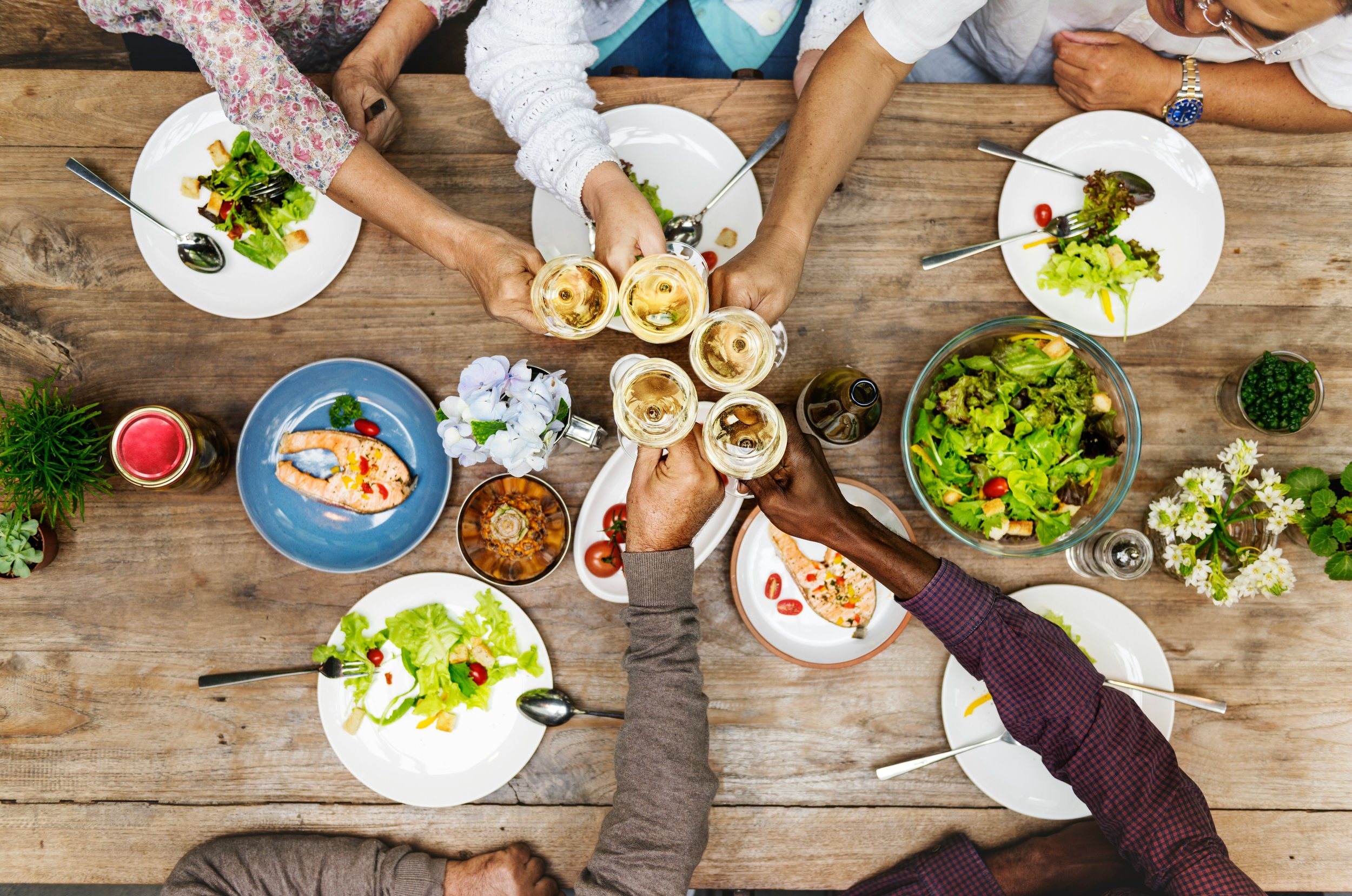 Roasted Salmon &amp; Cauliflower Rice Bowl