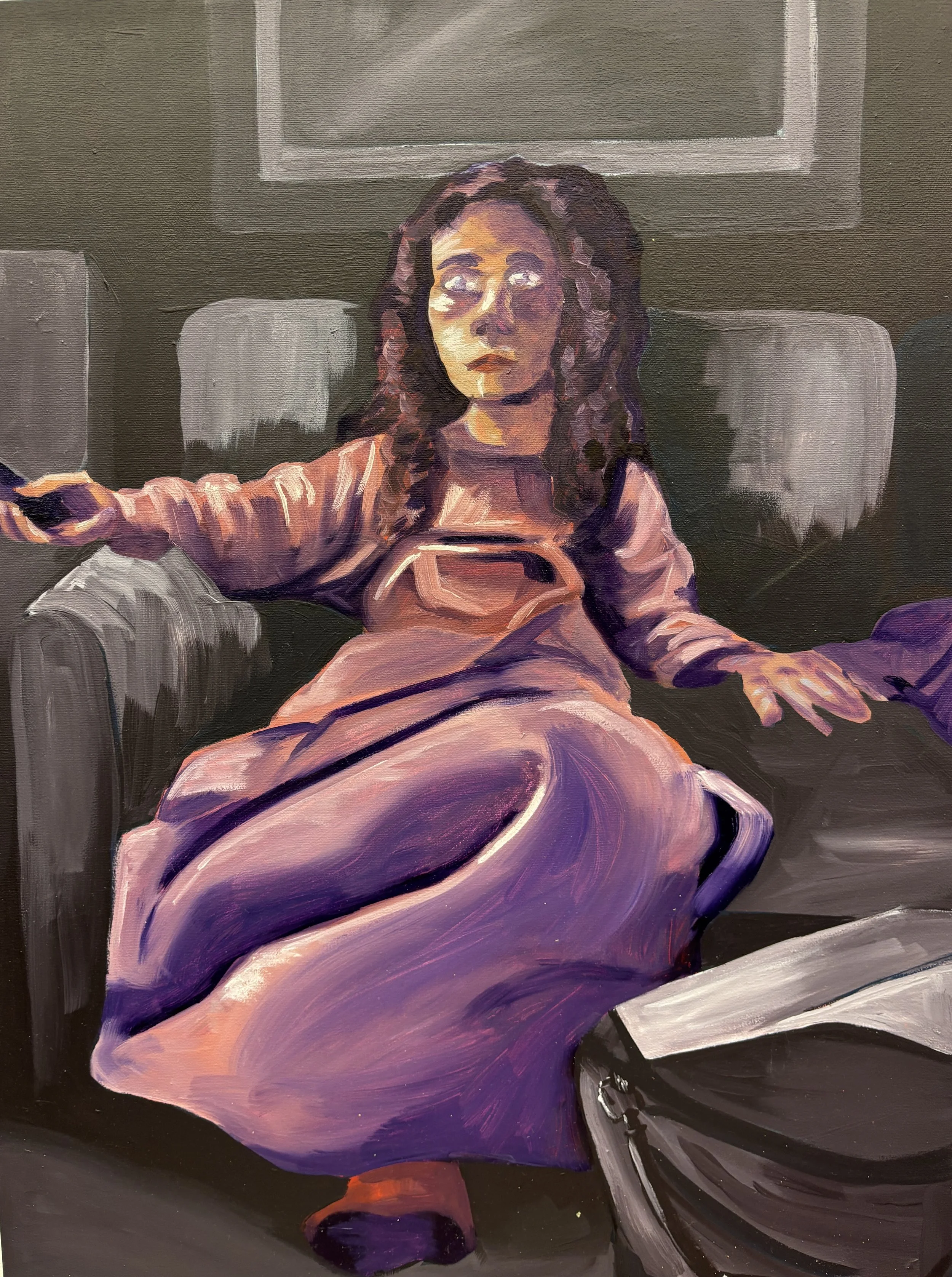 Finally home (oil paint and acrylic paint) (2025)