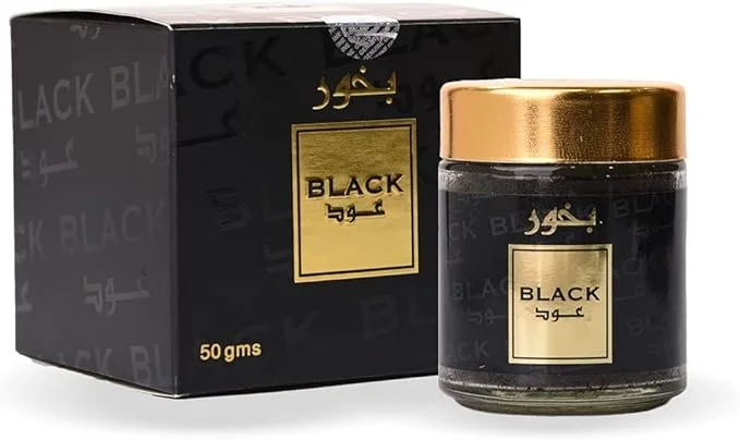 Black oud bukhoor