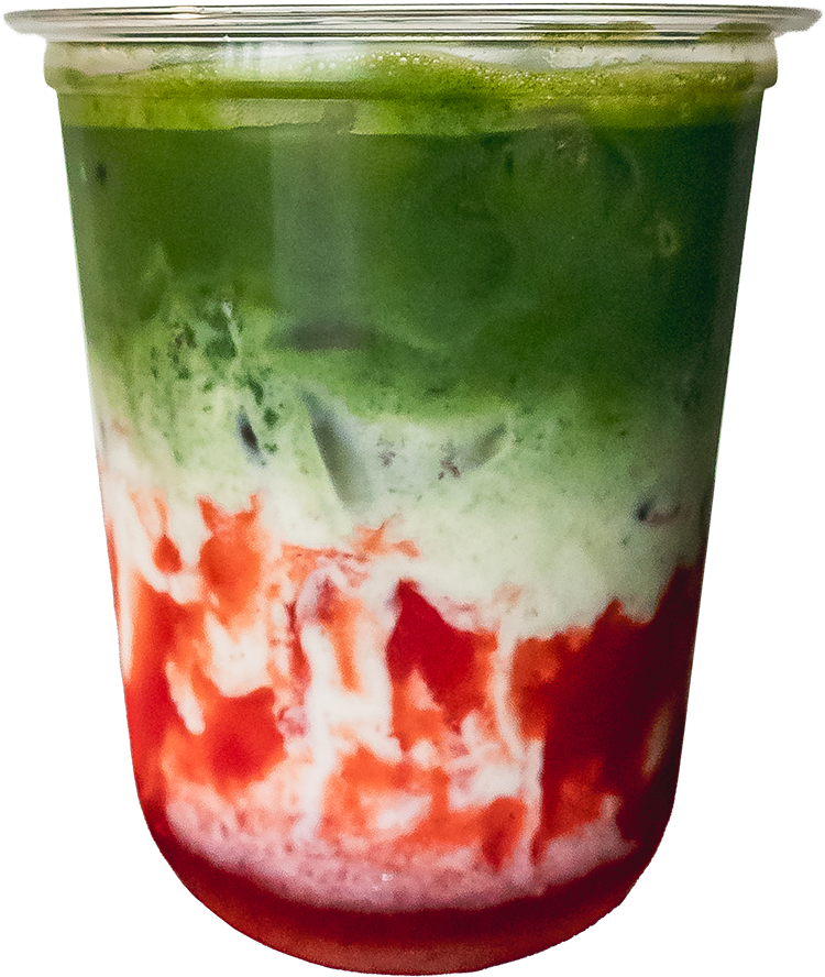 Strawberry Matcha Latte