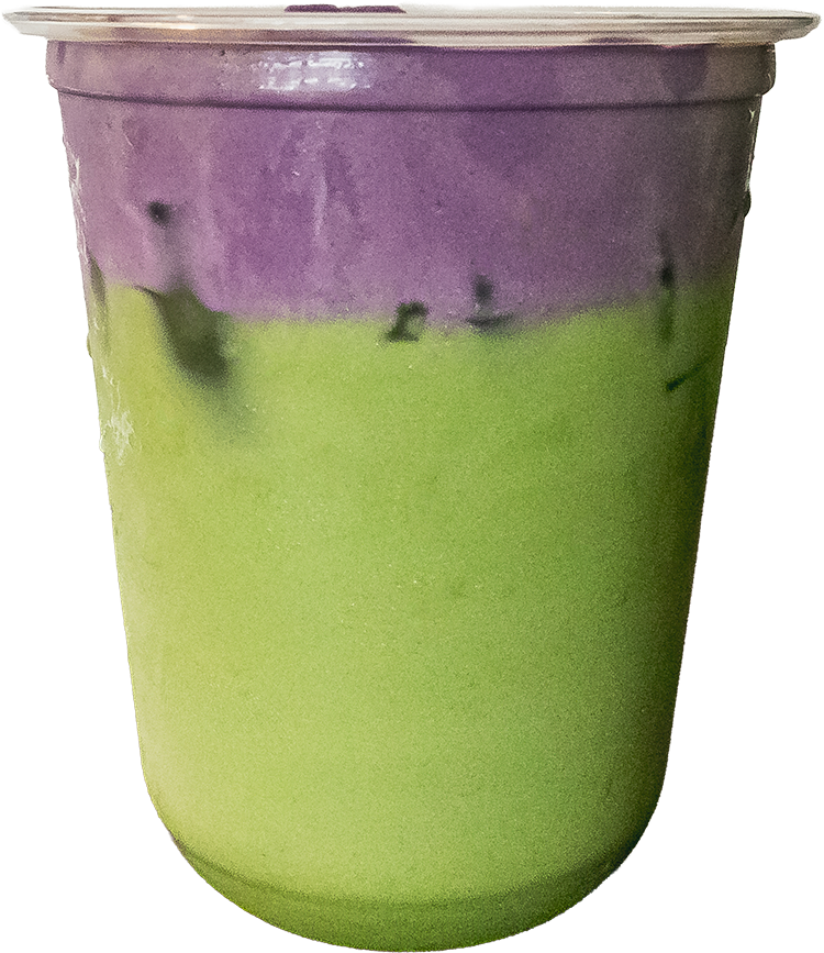 Ube Matcha Latte