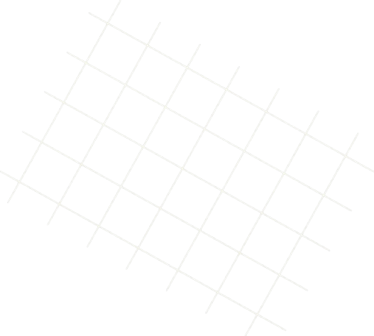 A grid of white lines intersecting at various angles on a black background.