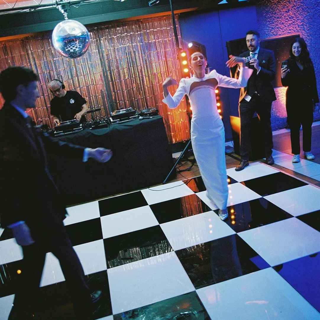 These two certainly knew how to party 🪩 

Photo @dan.mccourt 
Production @yolkproductions 
Planner @rebeccavalentinedesign 
Venue @thebarbicancentre