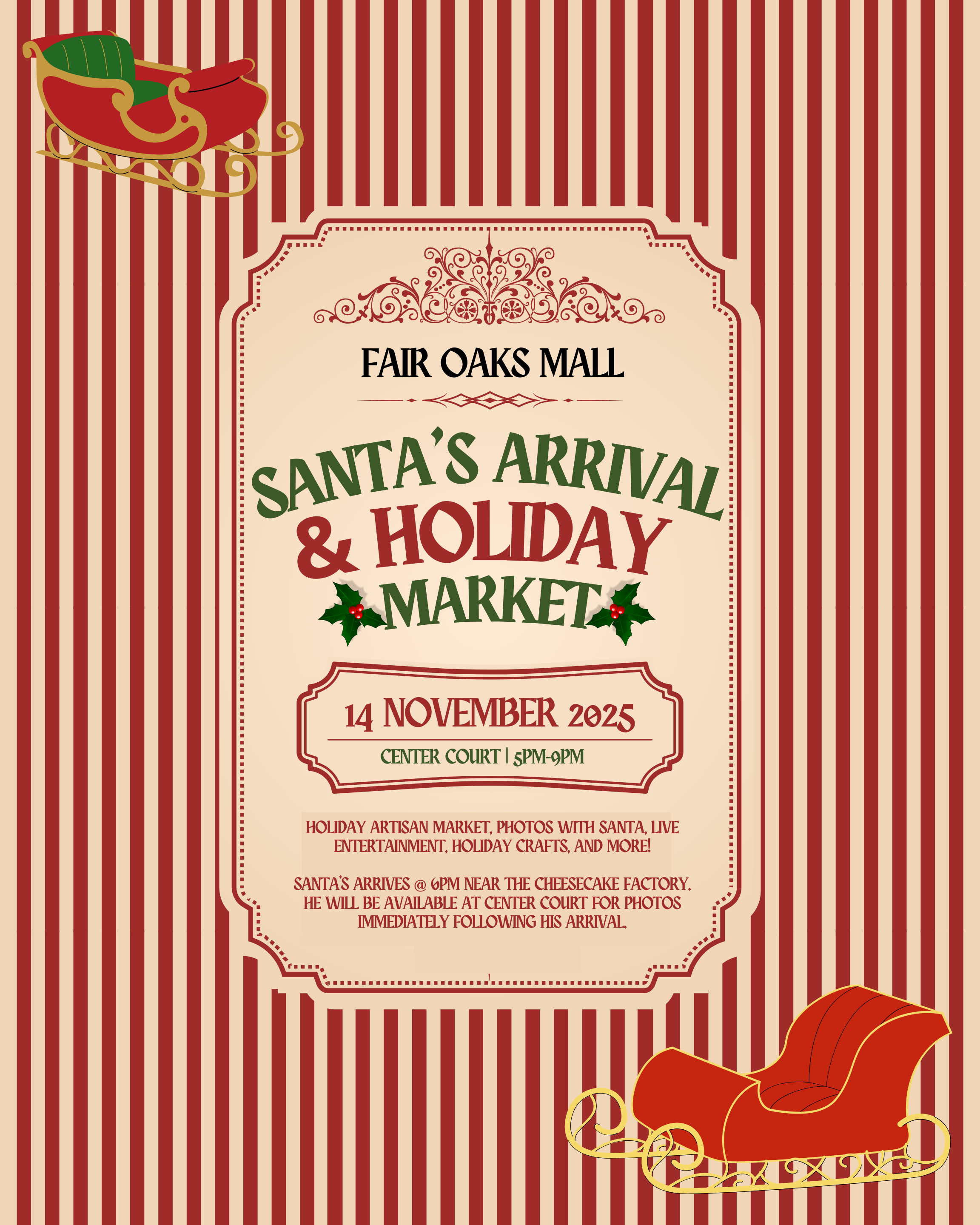 Santa's Arrival Holiday Market 2025