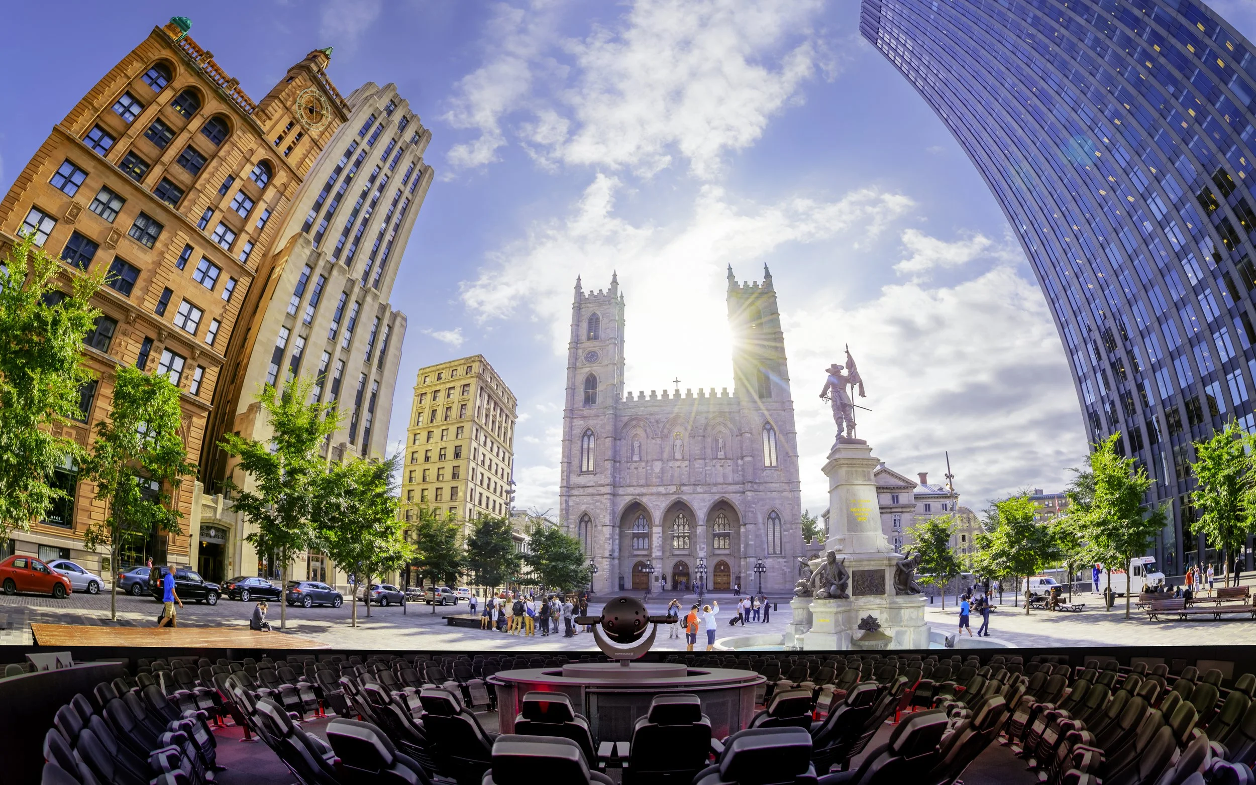 Photo de la Place d'Armes à Montréal