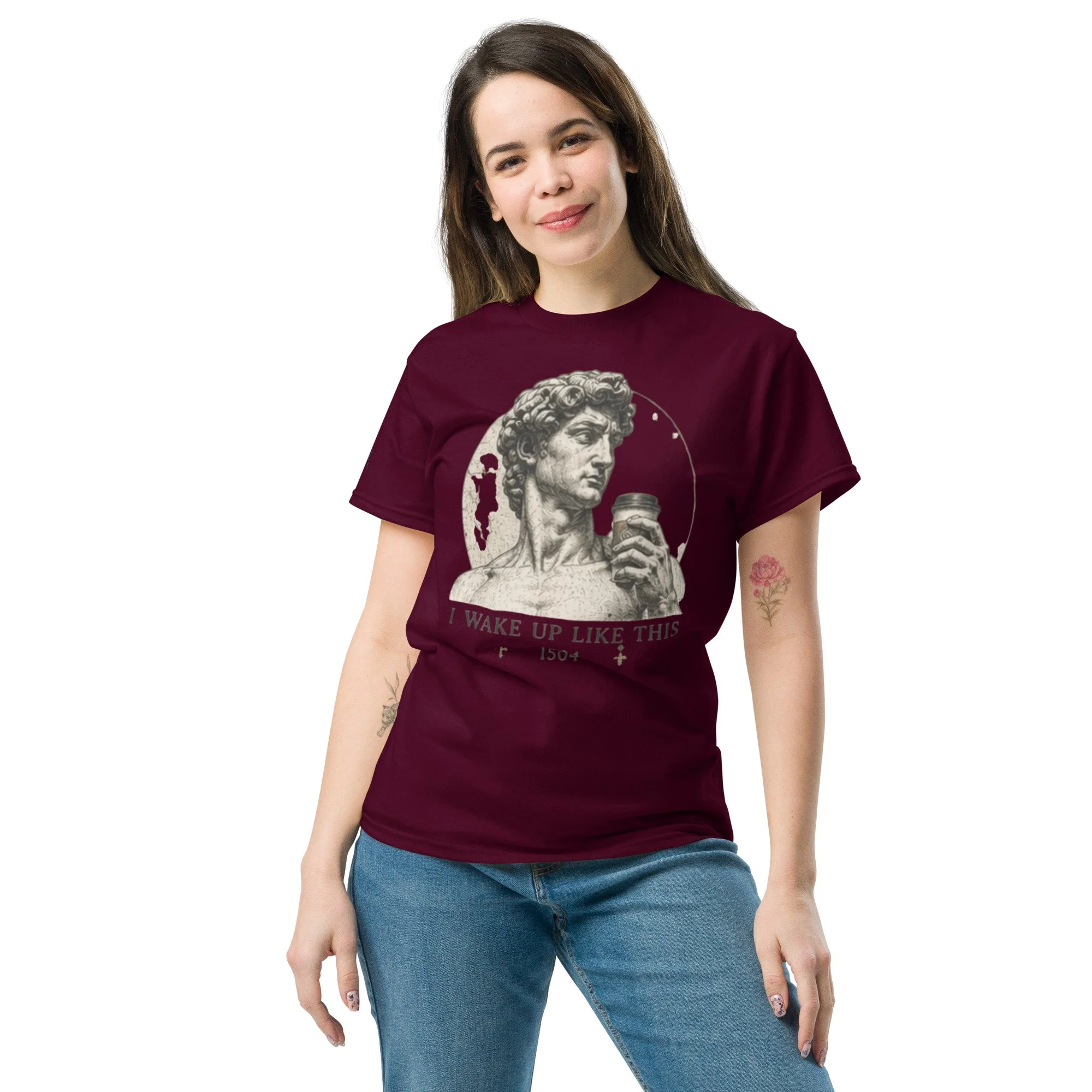 unisex-classic-tee-maroon-front-6a3189122d19e.jpg