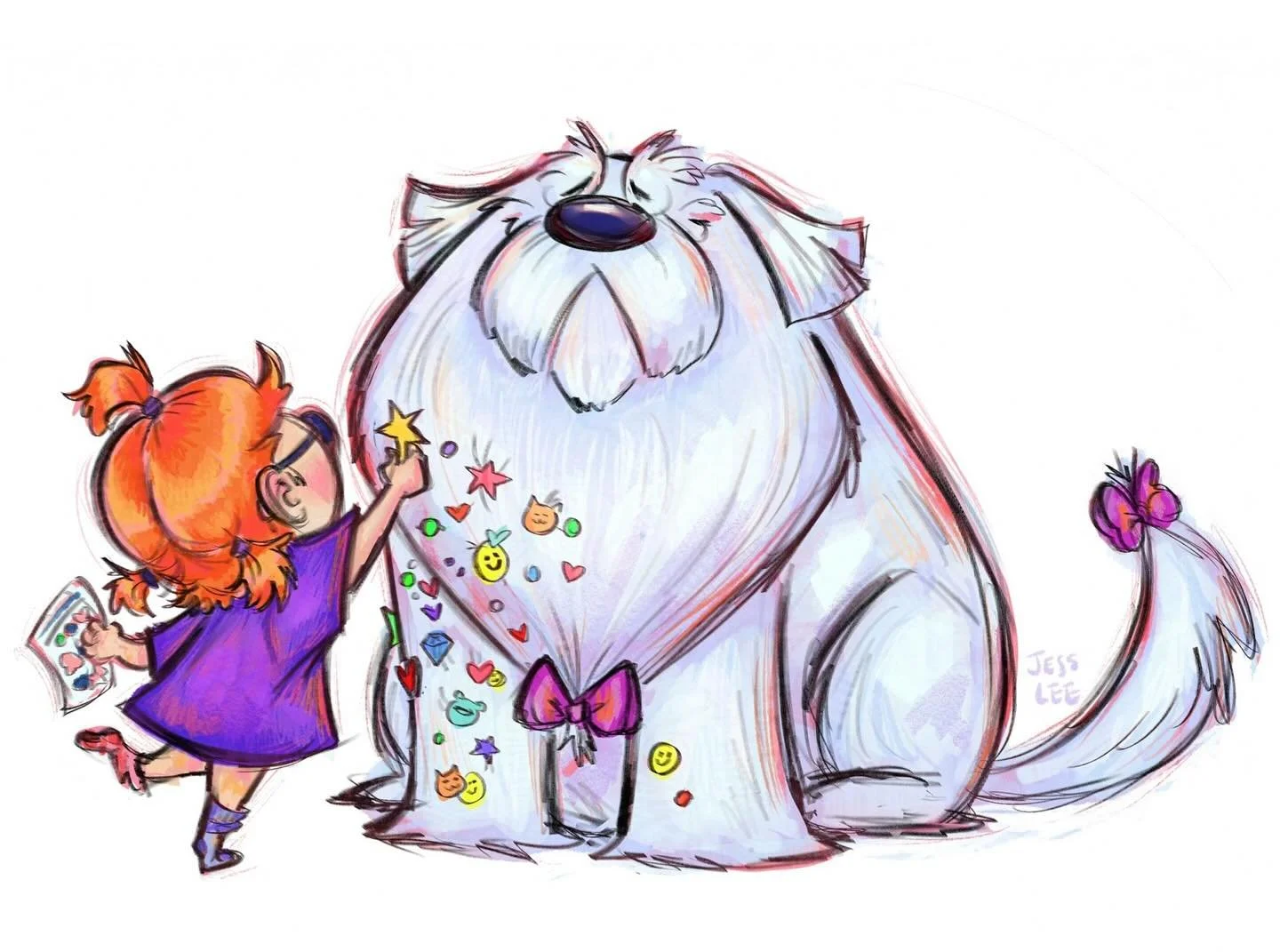 Sticker time🐶!! Trying out a new coloring style and i am having SO much fun with it. Feeling like im going back to my colored pencil era in high school haha
*
#character #concept #conceptartist #conceptdesign #characterdesigns #characterillustration