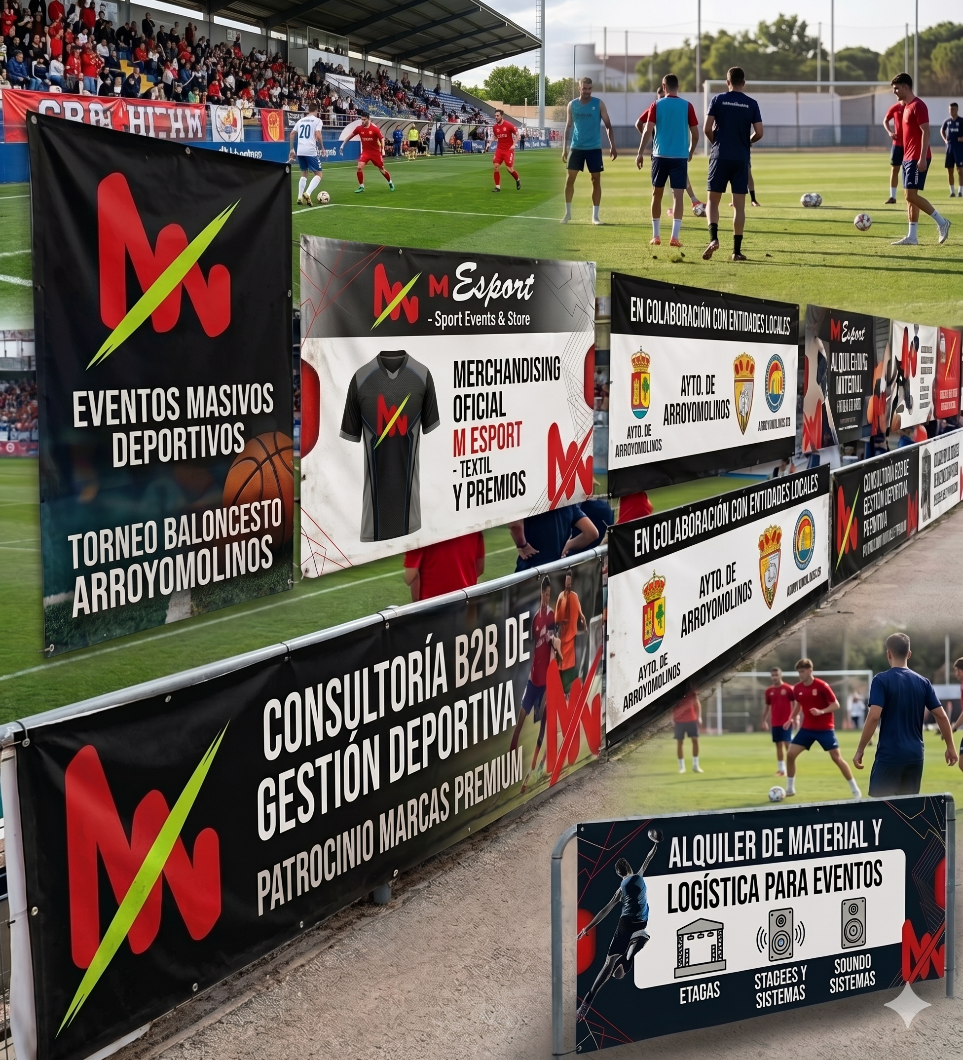 Lonas y Banners para Vallas Publicitarias Deportivas