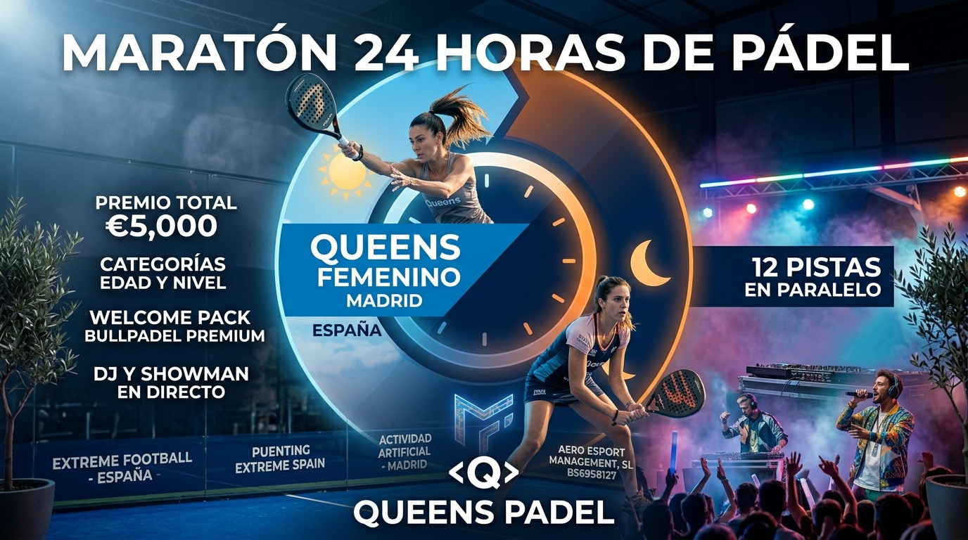 MARATÓN 24 HORAS PÁDEL "PREMIUM"