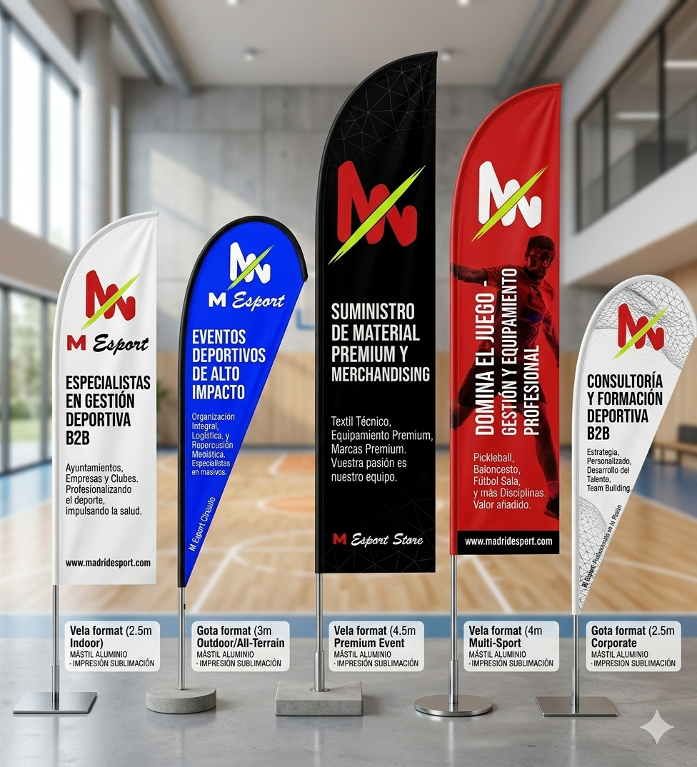 Banderolas de Publicidad: Tu Marca en lo Más Alto
