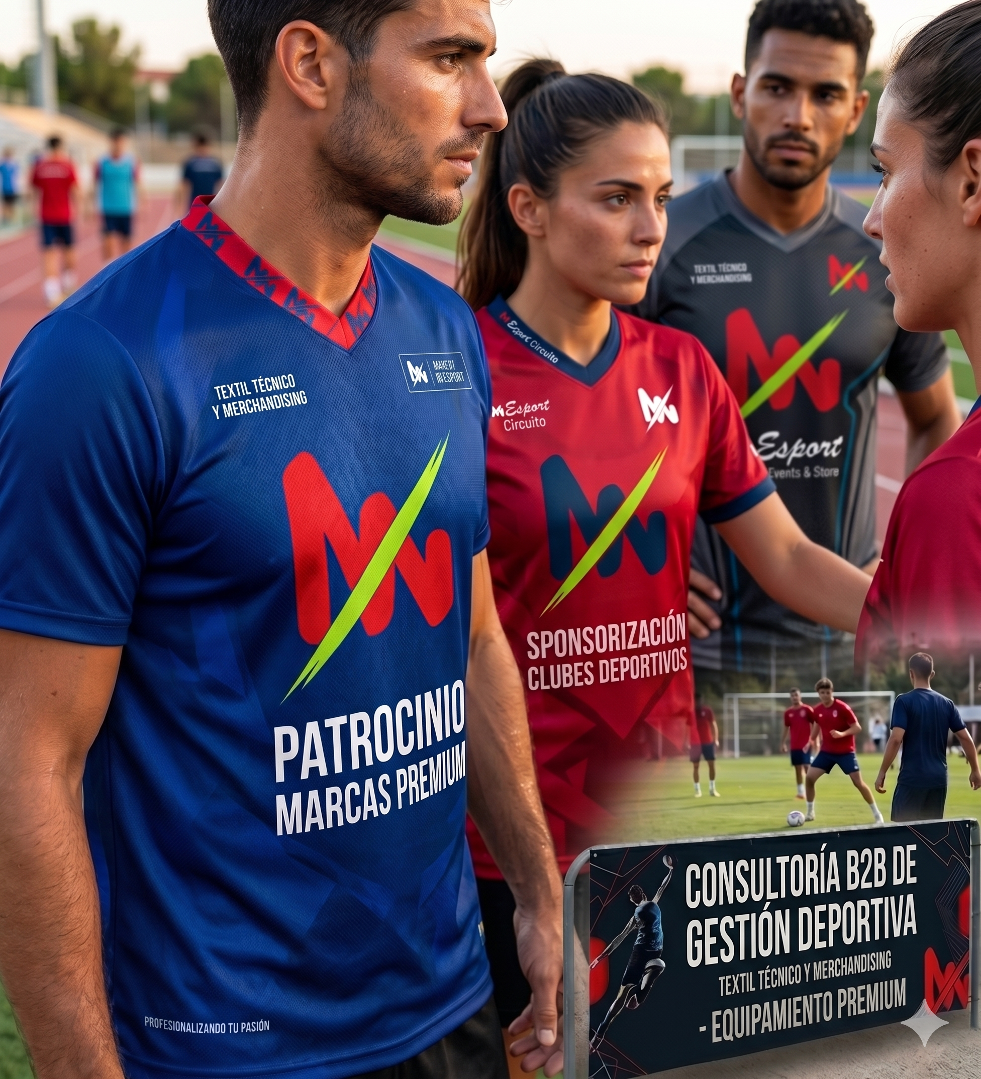 Textil Técnico y Merchandising Oficial para Eventos y Clubes