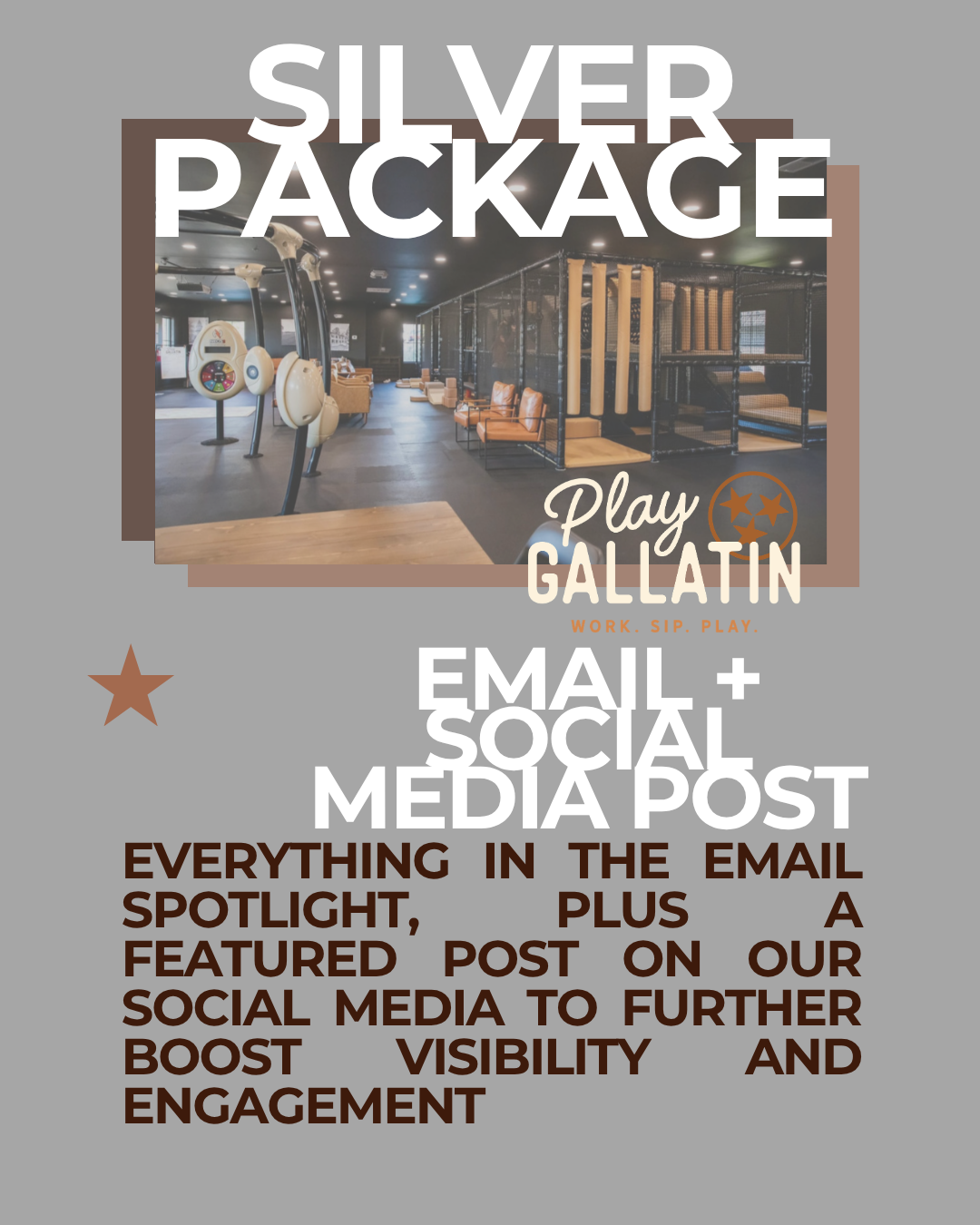 Silver Package: Email + Social Media Post