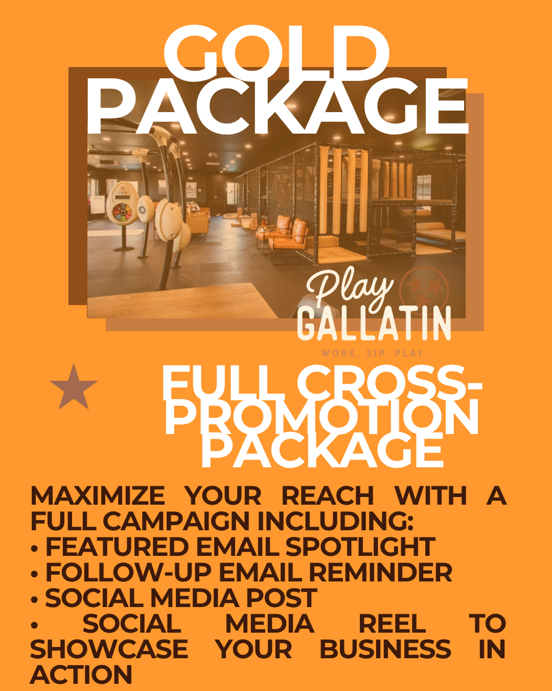 Gold Package: Full Cross-Promotion Package