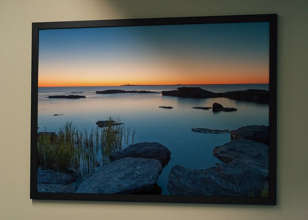 östergarnsholm i soluppgång, Kuppen, Herrvik, Gotland, Sverige