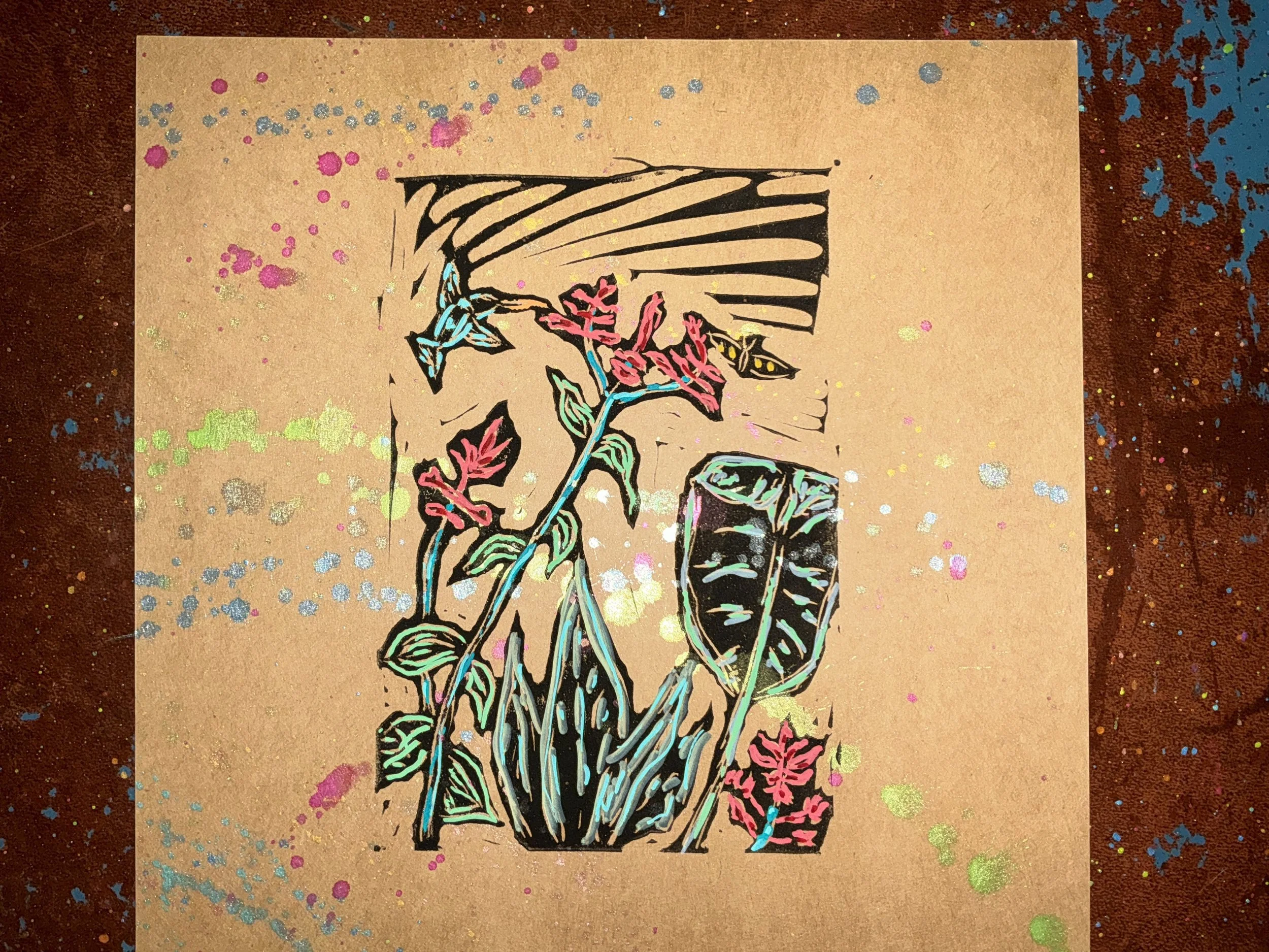 Enjoy the Hummingbirds Print
