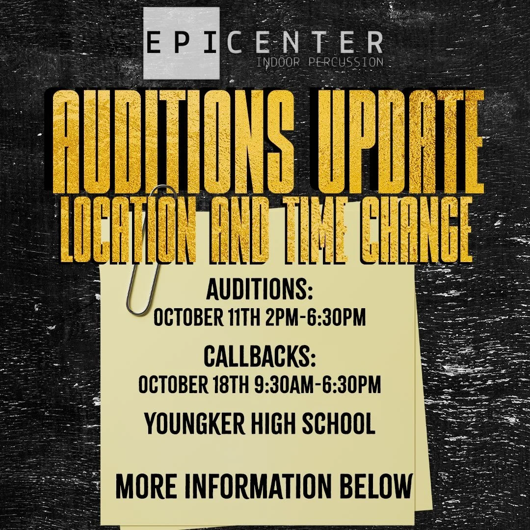 Due to weather related concerns with the incoming tropical storm, as well as unfortunate circumstances with our previous housing site, we have changed our location and times for auditions only to Youngker High School from 2PM-6:30PM on October 11th, 