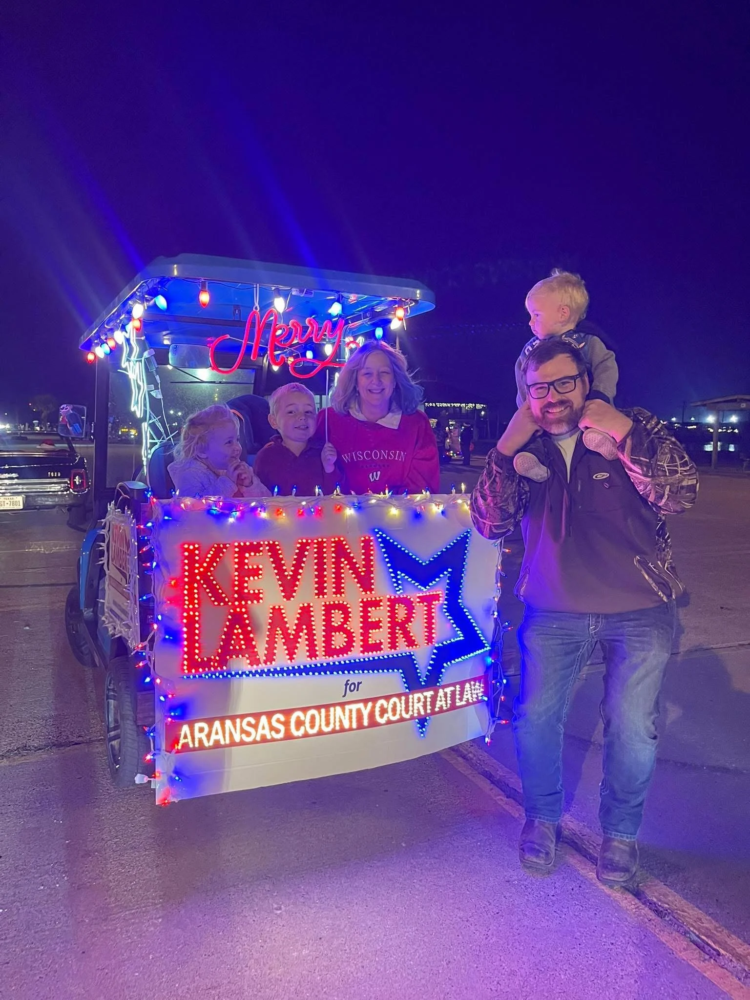 So much fun participating in the Tropical Christmas Festival's Illuminated Night Parade. 