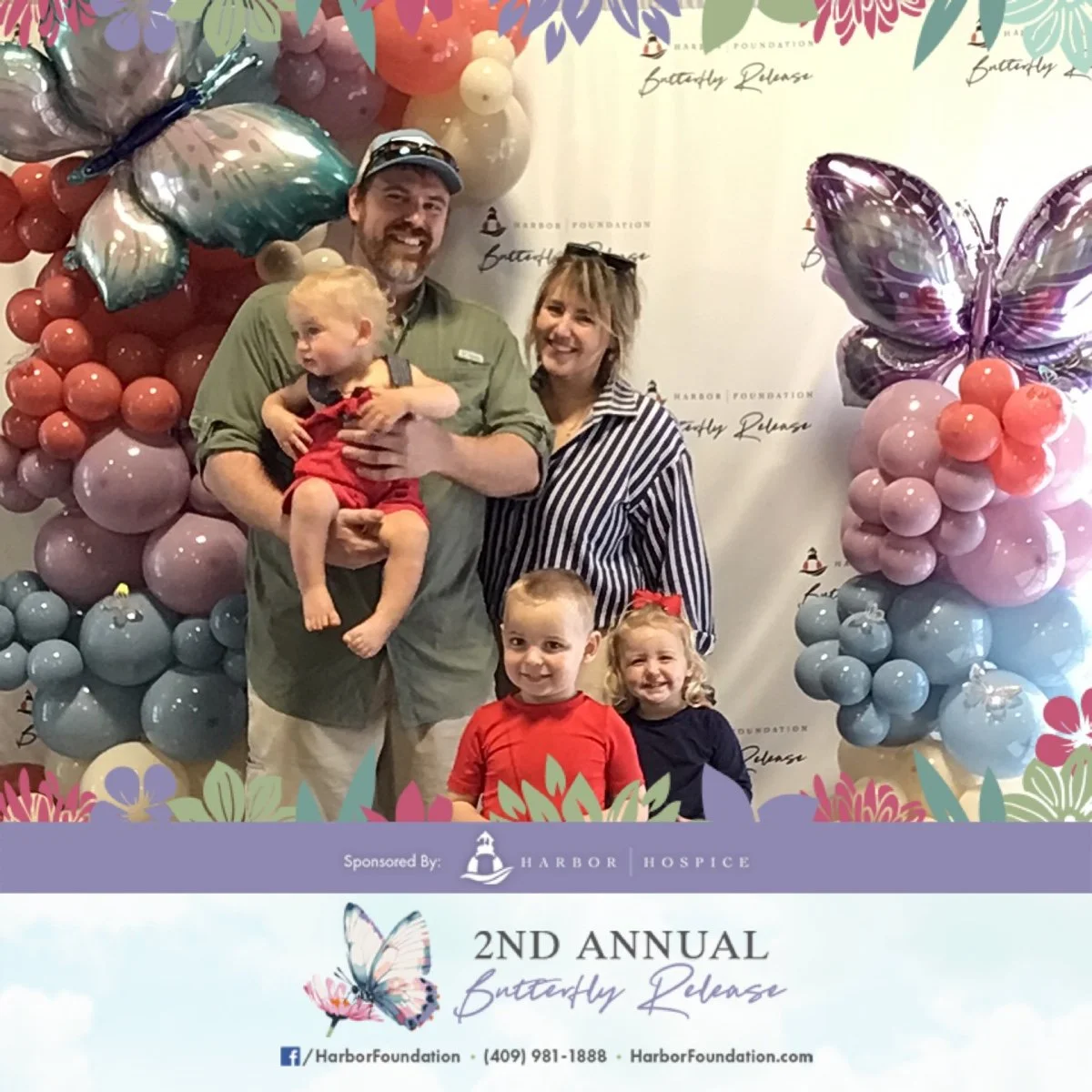 A beautiful afternoon at Harbor Foundation’s 2nd Annual Butterfly Release. The event was a delightful reminder of conservation and stewardship for future generations.