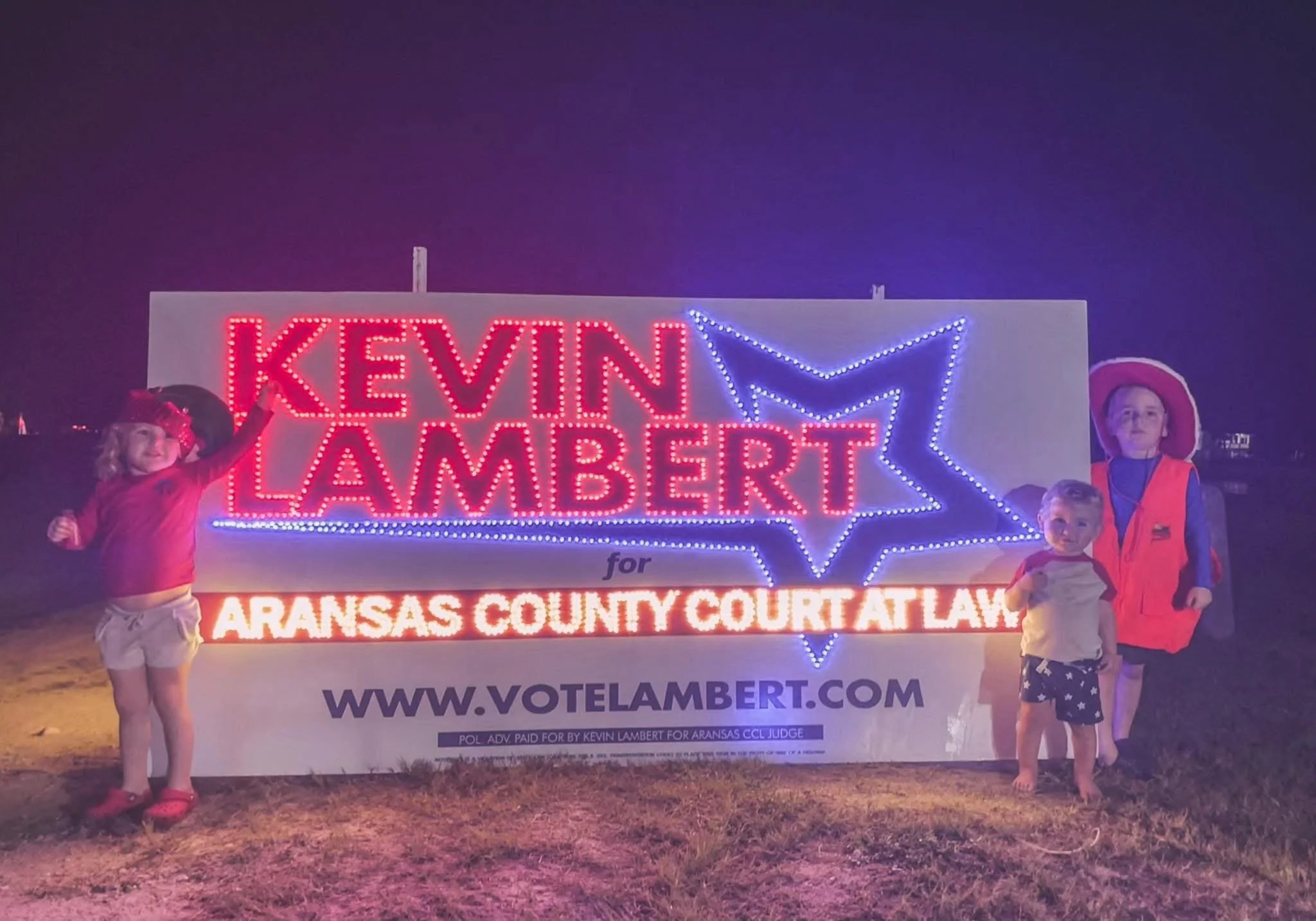 Our volunteers (both the small and the tall) had a great time welcoming visitors to Christmas on the Beach.