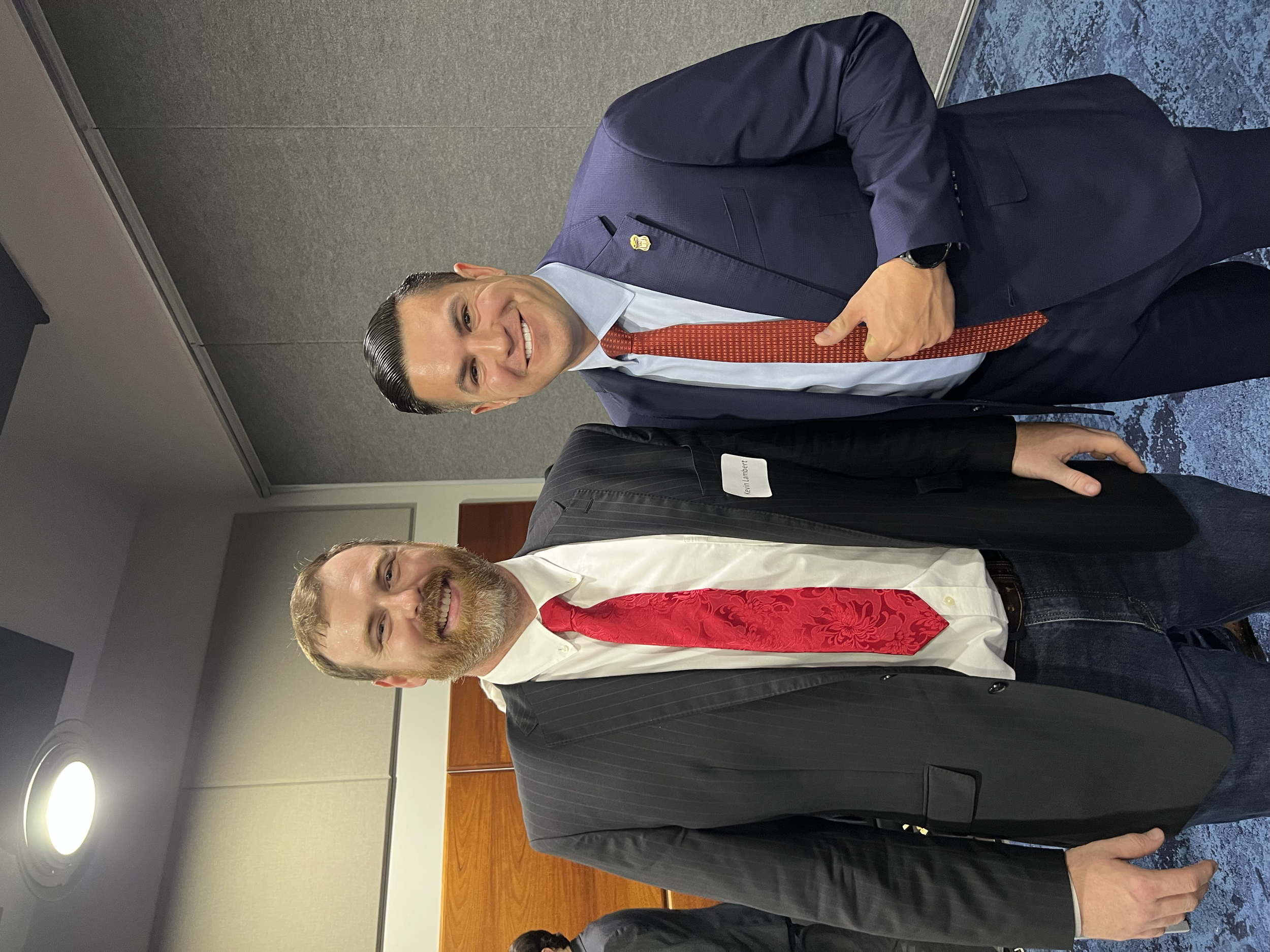 Kevin with Eric Flores, candidate for neighboring Congressional District 34. 