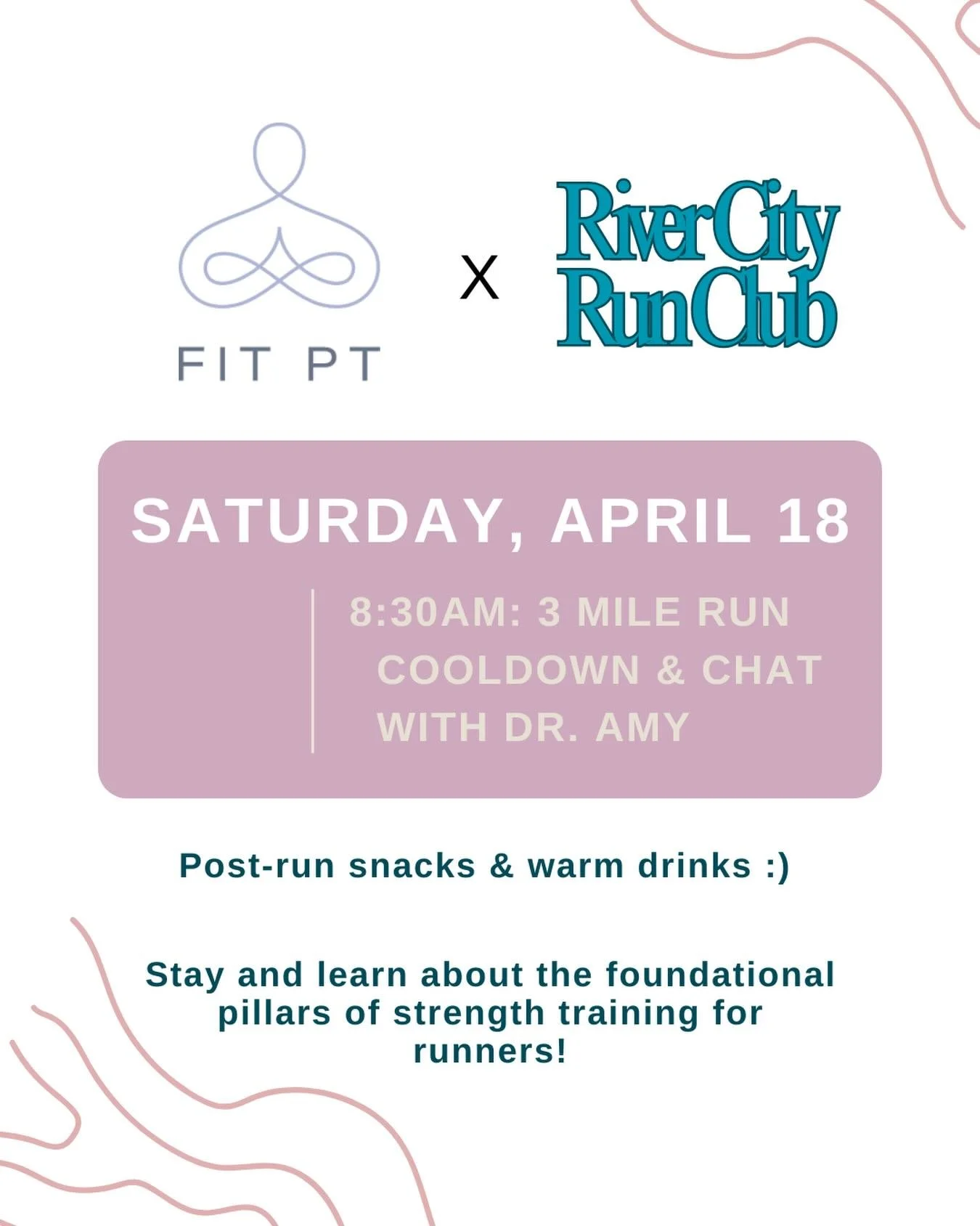 See you at run club Saturday!🤩