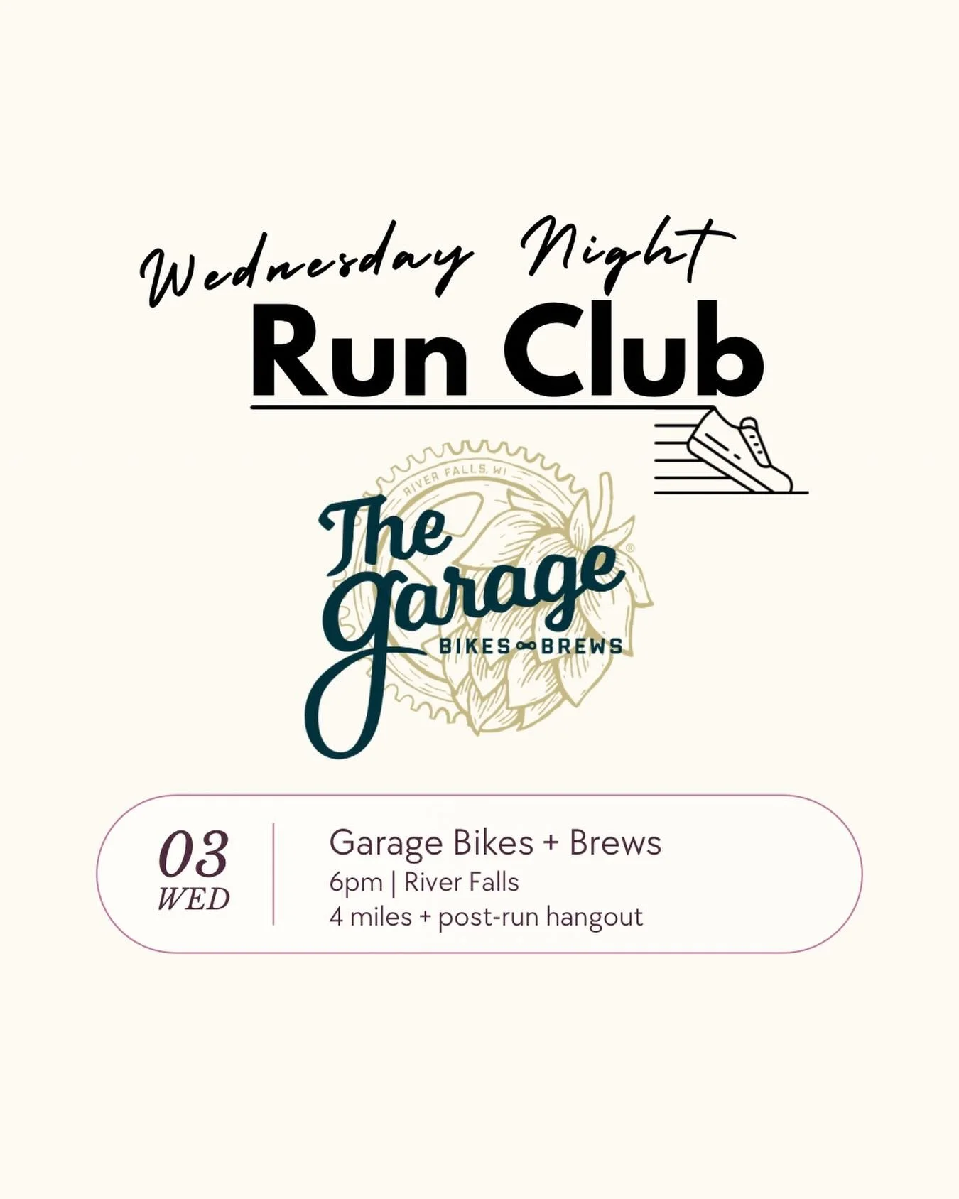 join us for some evening miles🏃&zwj;♀️🏃&zwj;♂️