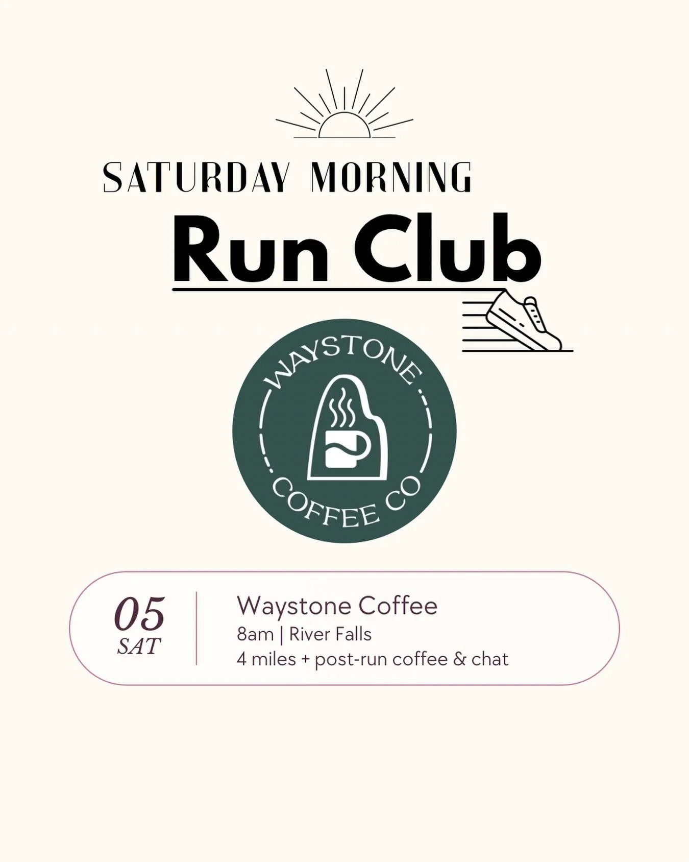 will run for coffee (especially if it&rsquo;s from @waystonecoffeeco )

#runclub #riverfallswi