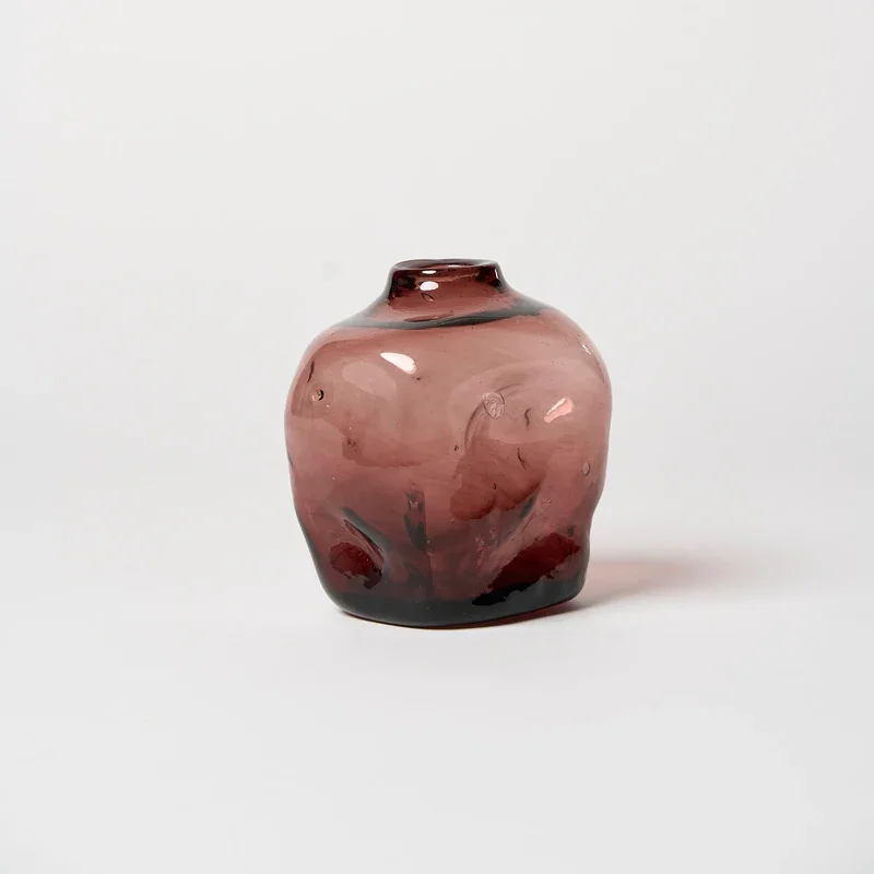 Obakki, Small Mock Rock Vase (Strawberry), $64