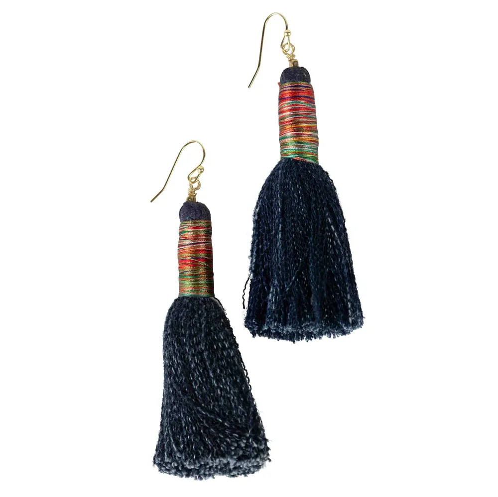 Jhabbe Tassel Earrings, Ten Thousand Villages, $5