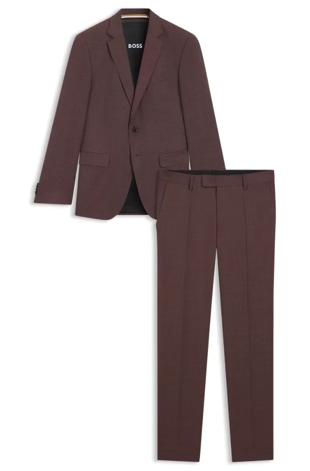 Hugo Boss, Micro-Patterned Wool Suit