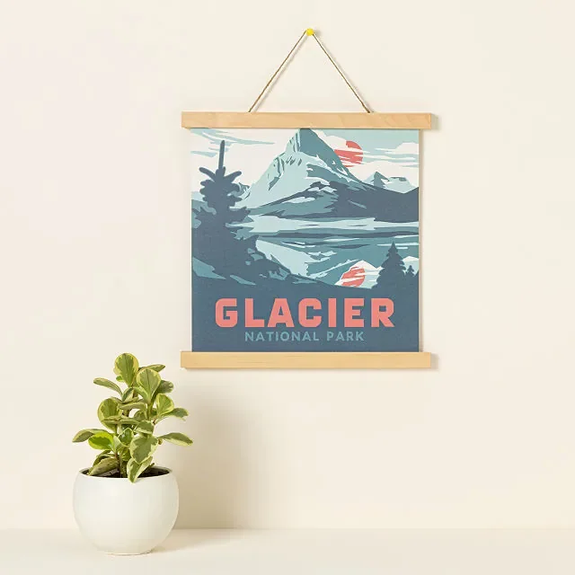 Uncommon Goods, Glacier Wall Calendar, $28