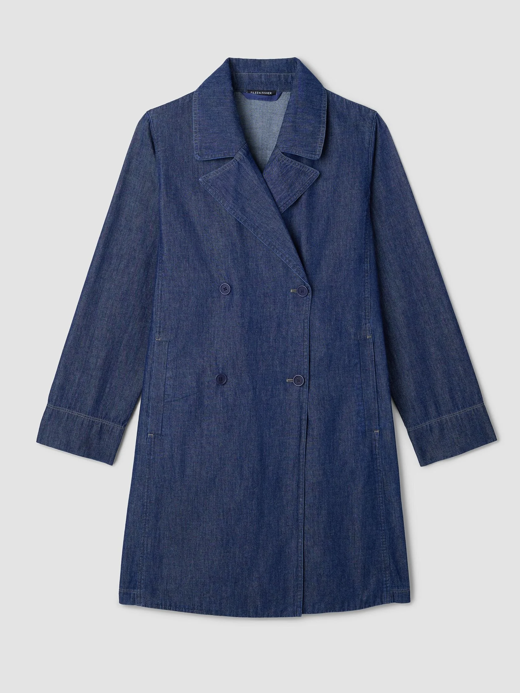 Eileen Fisher - Lightweight Organic Cotton Trench ($171)