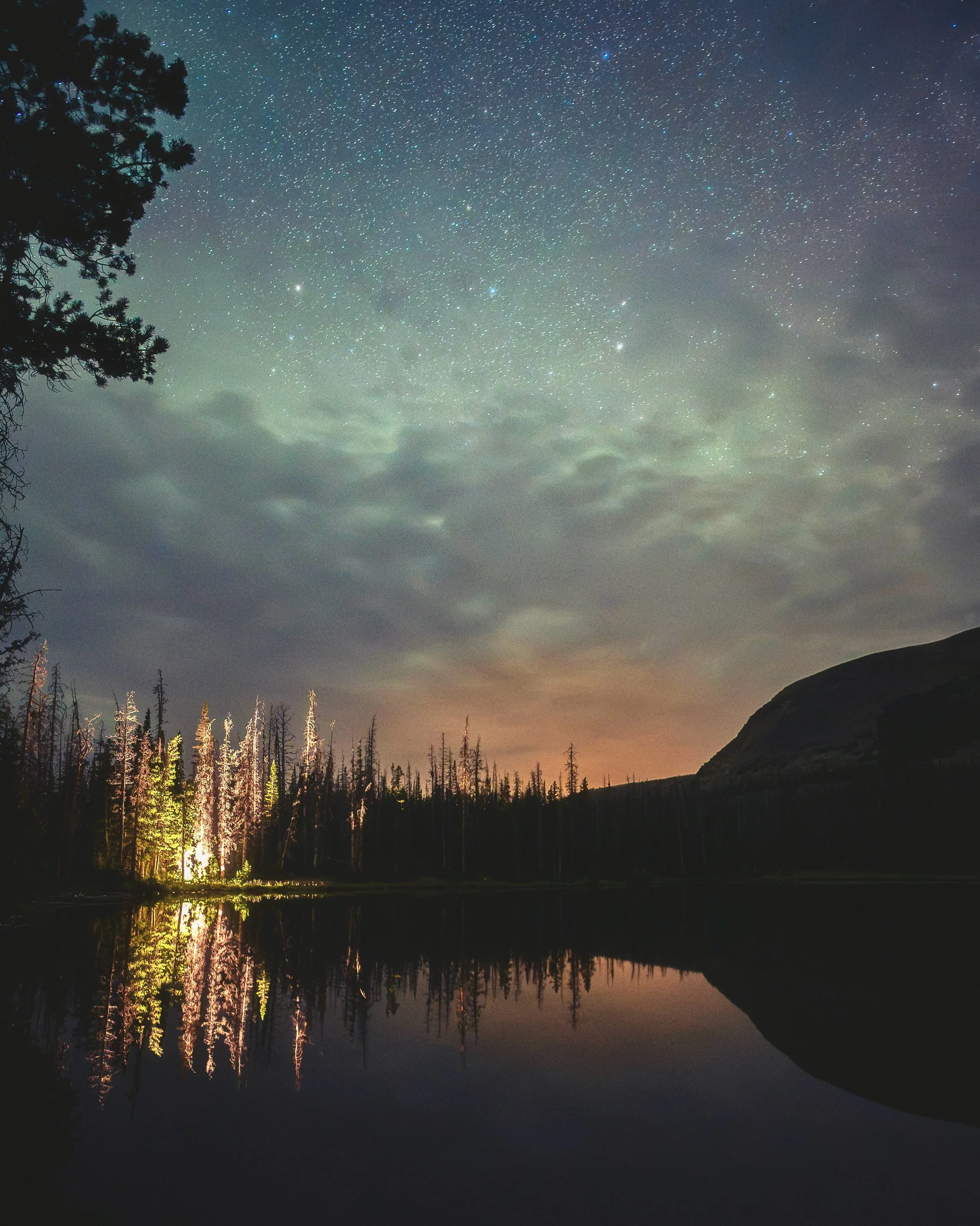 Clouds covered the Milky Way but it was still a pretty night. Aug 10, 2026