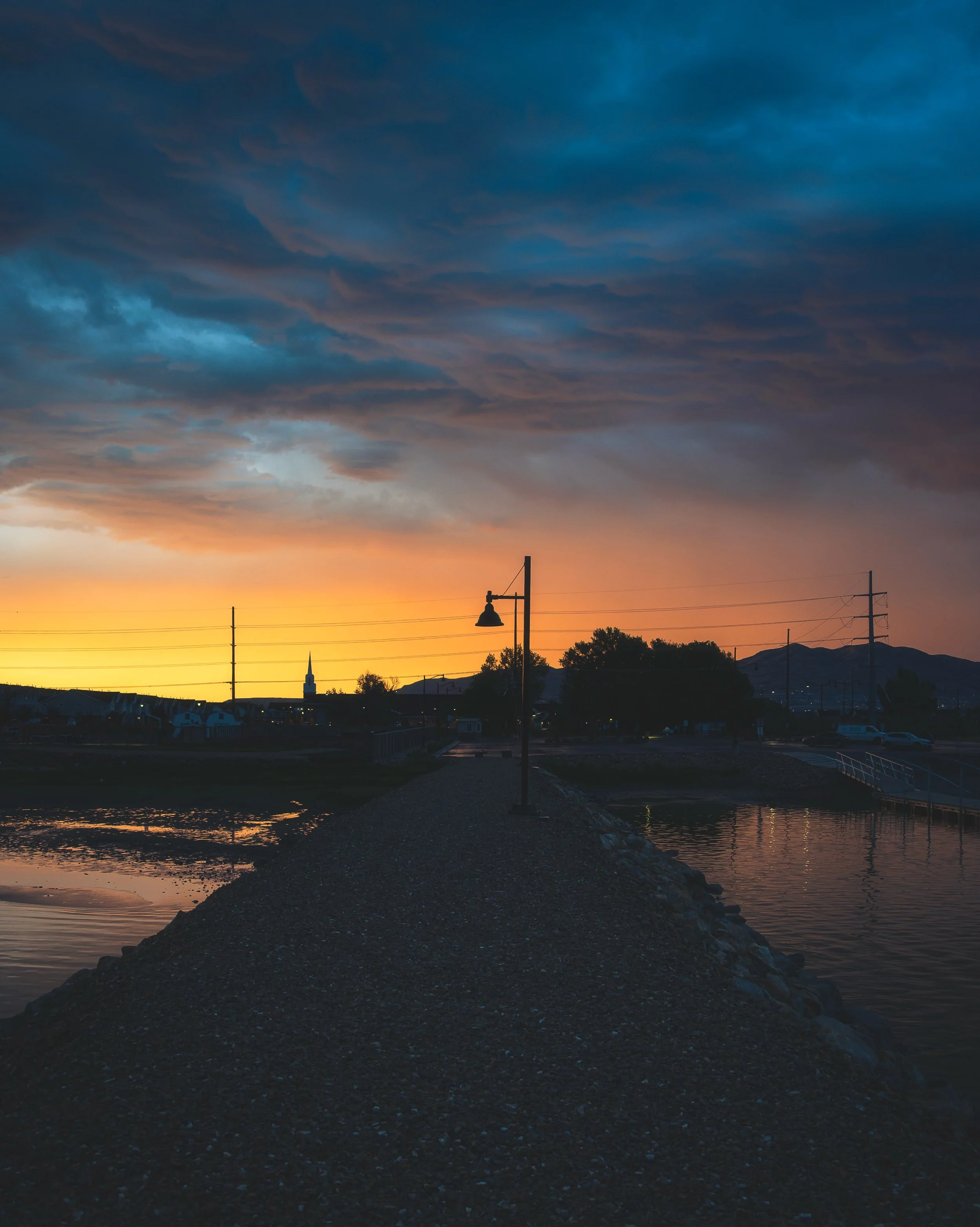 Marina sunset. Aug 13, 2026
