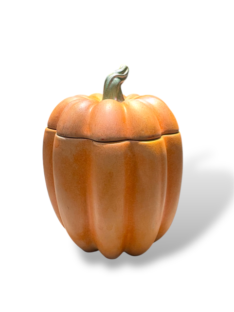 10pc Lot Tall Pumpkin Candle Vessel (lid included) -10oz